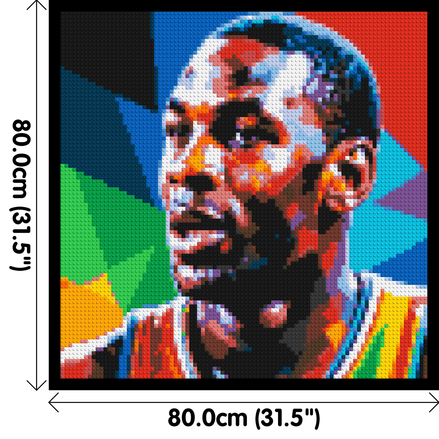 Michael Jordan - Brick Art Mosaic Kit 4x4 large