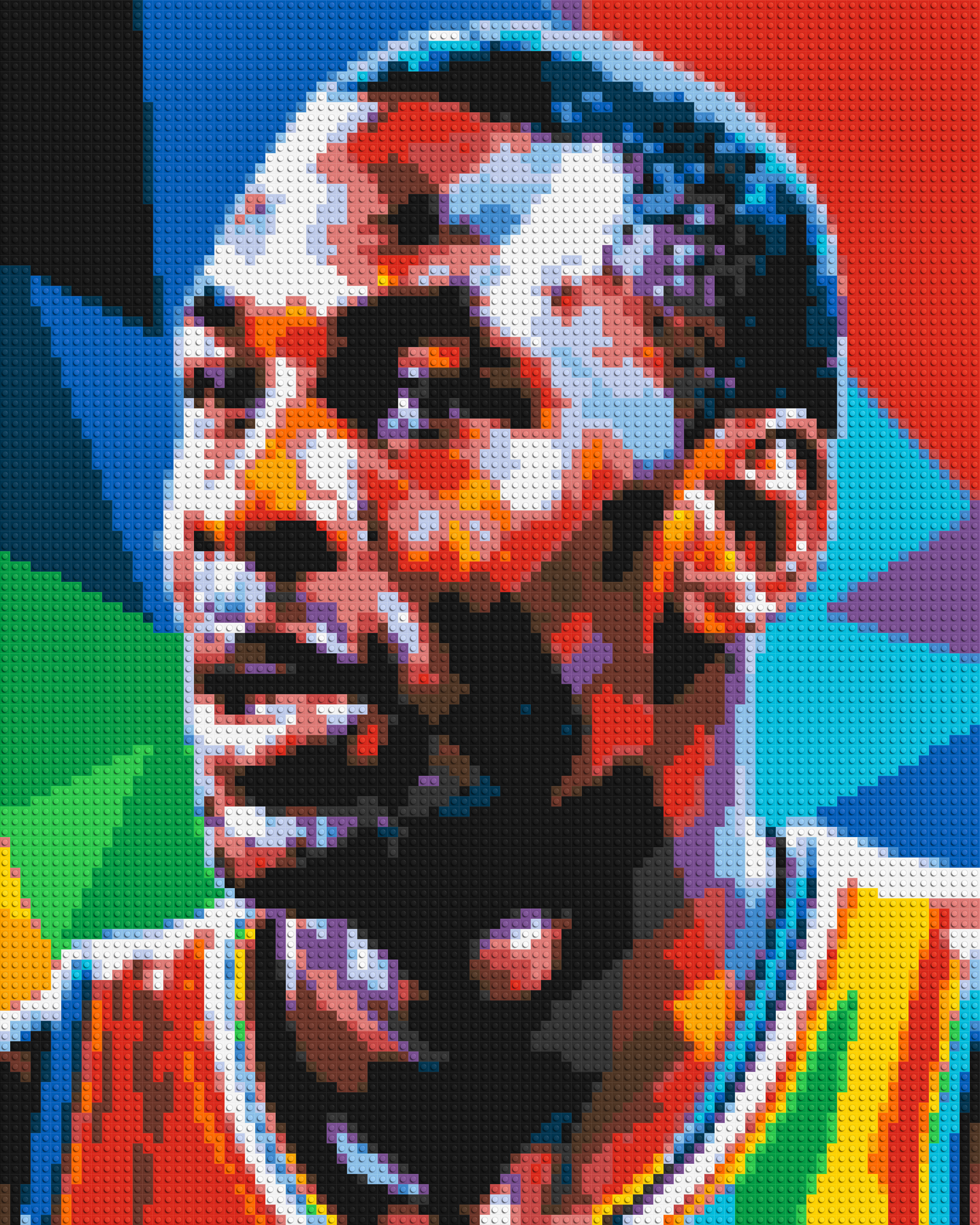 Michael Jordan - Brick Art Mosaic Kit 4x5 large