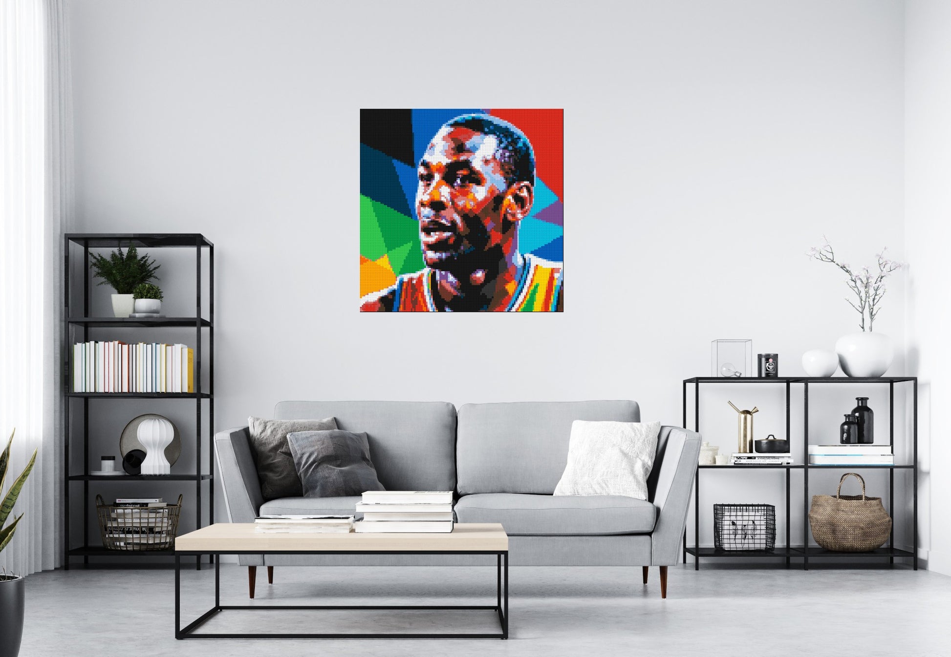 Michael Jordan - Brick Art Mosaic Kit 5x5 scene