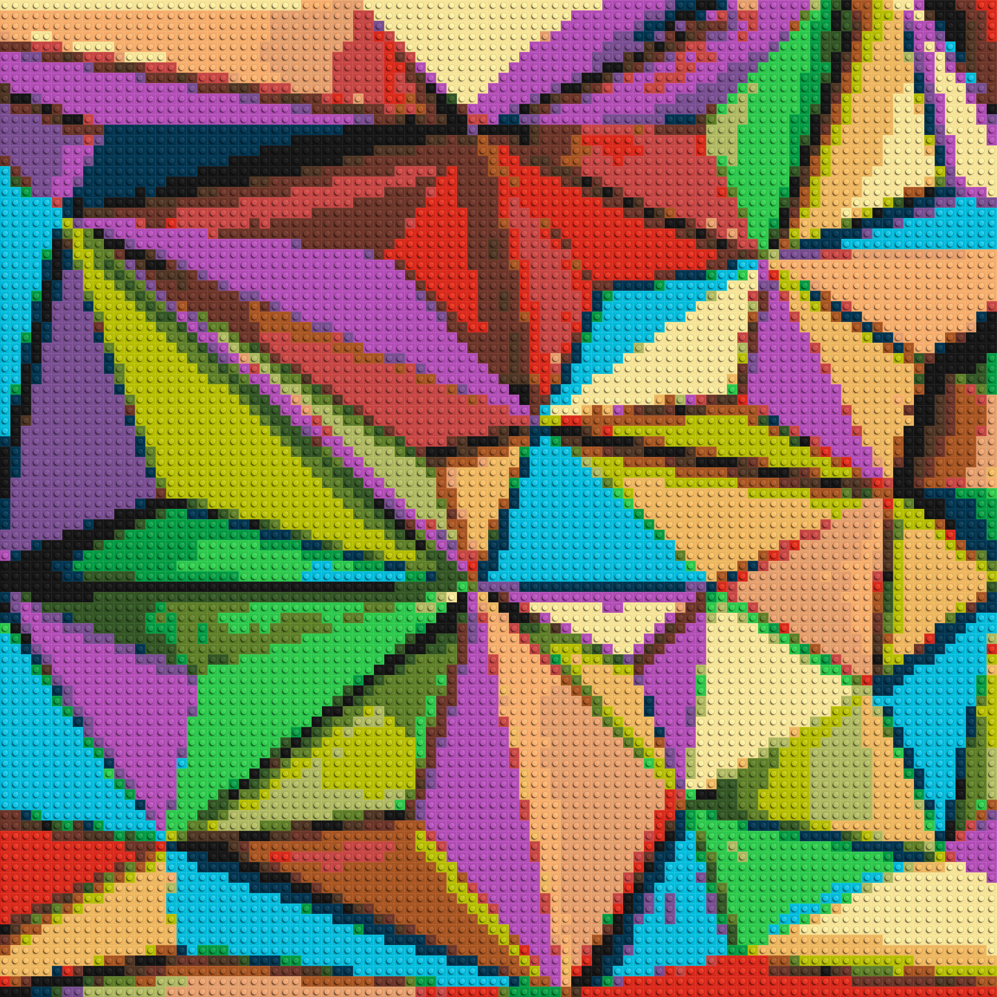 Abstract Pattern #9 - Brick Art Mosaic Kit 4x4 large