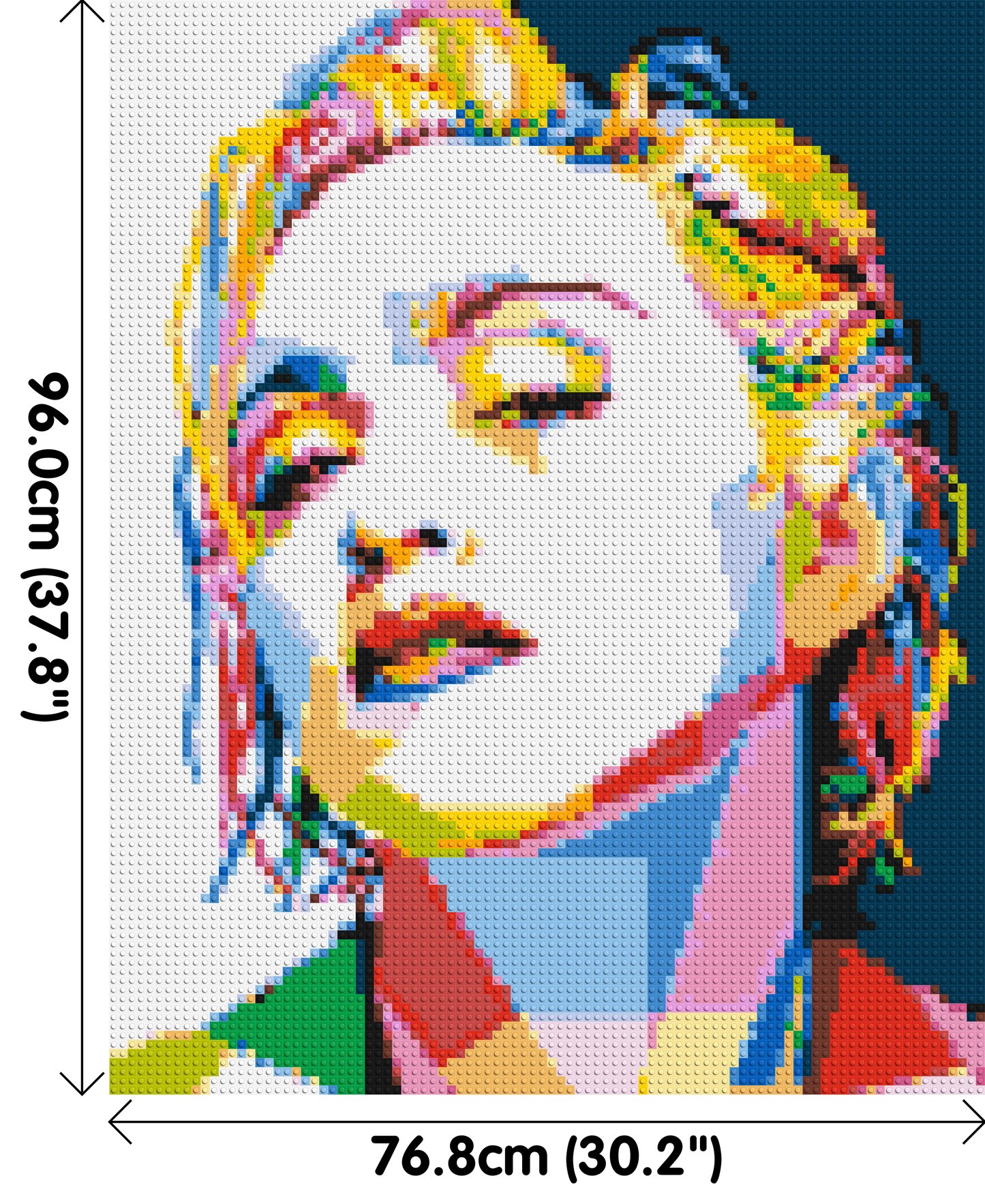 Madonna - Brick Art Mosaic Kit 4x5 large