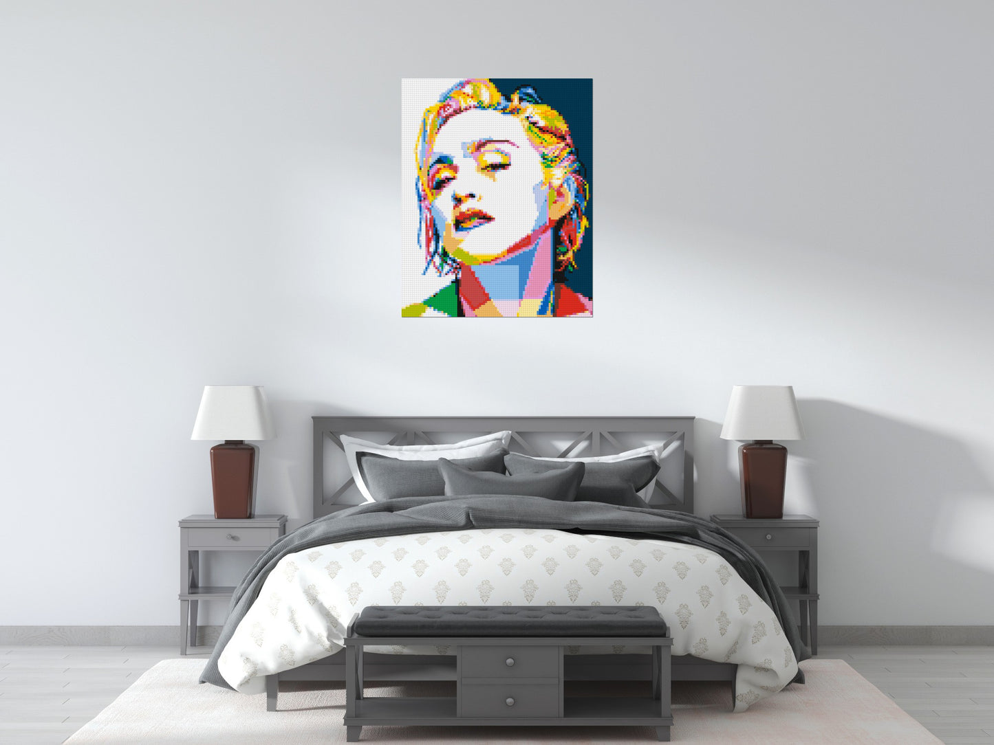 Madonna - Brick Art Mosaic Kit 4x5 large