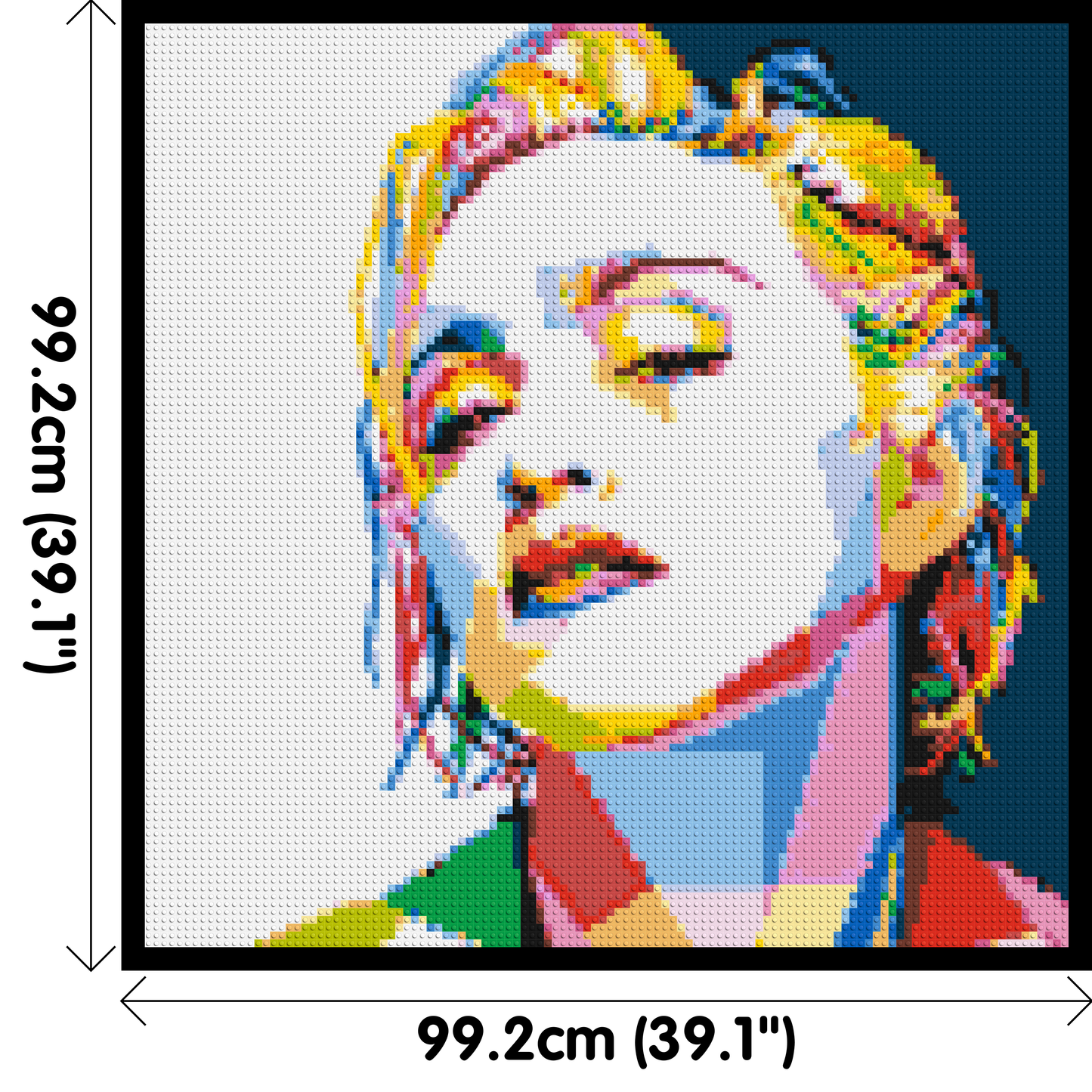 Madonna - Brick Art Mosaic Kit 5x5 large