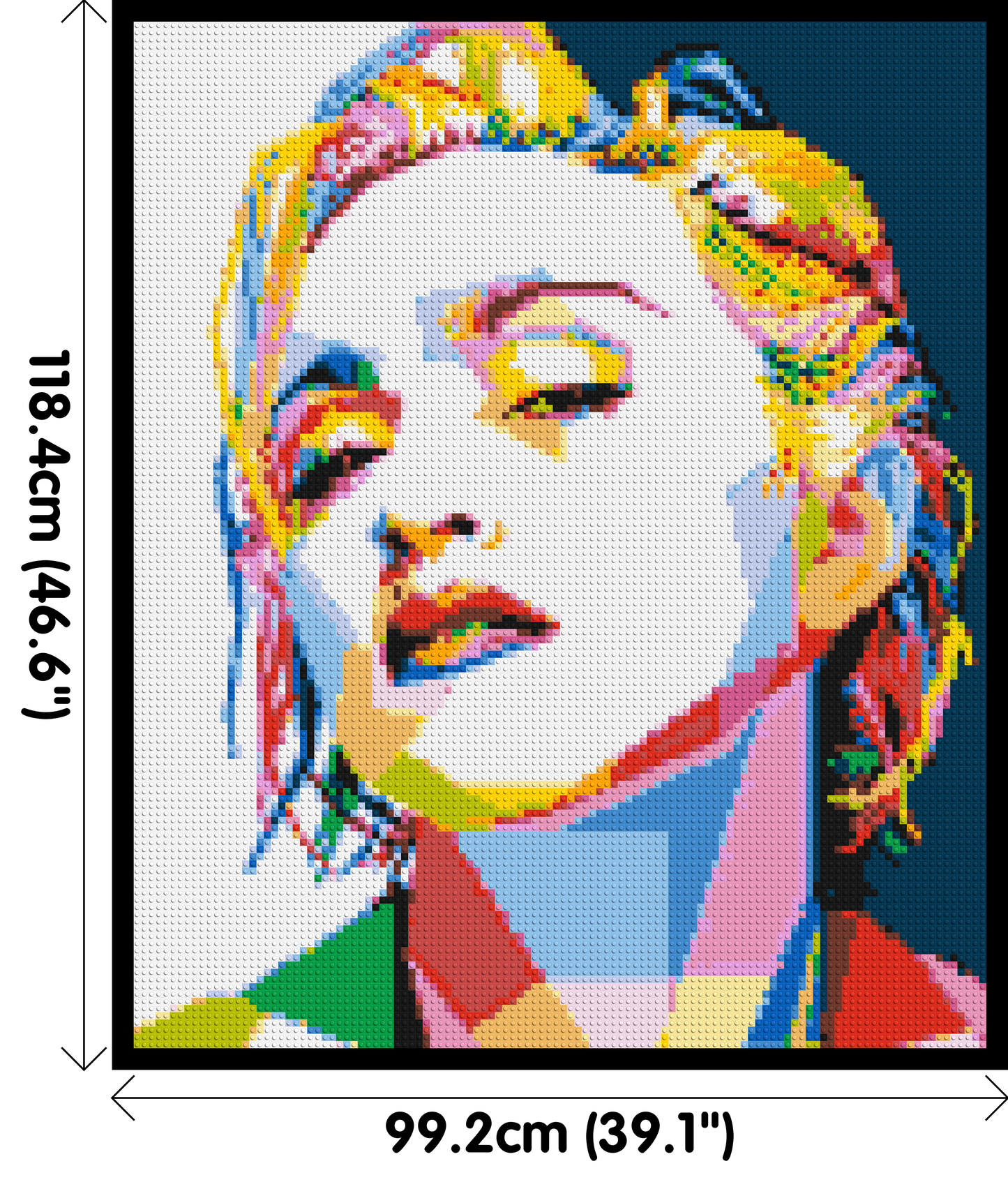 Madonna - Brick Art Mosaic Kit 5x6 large