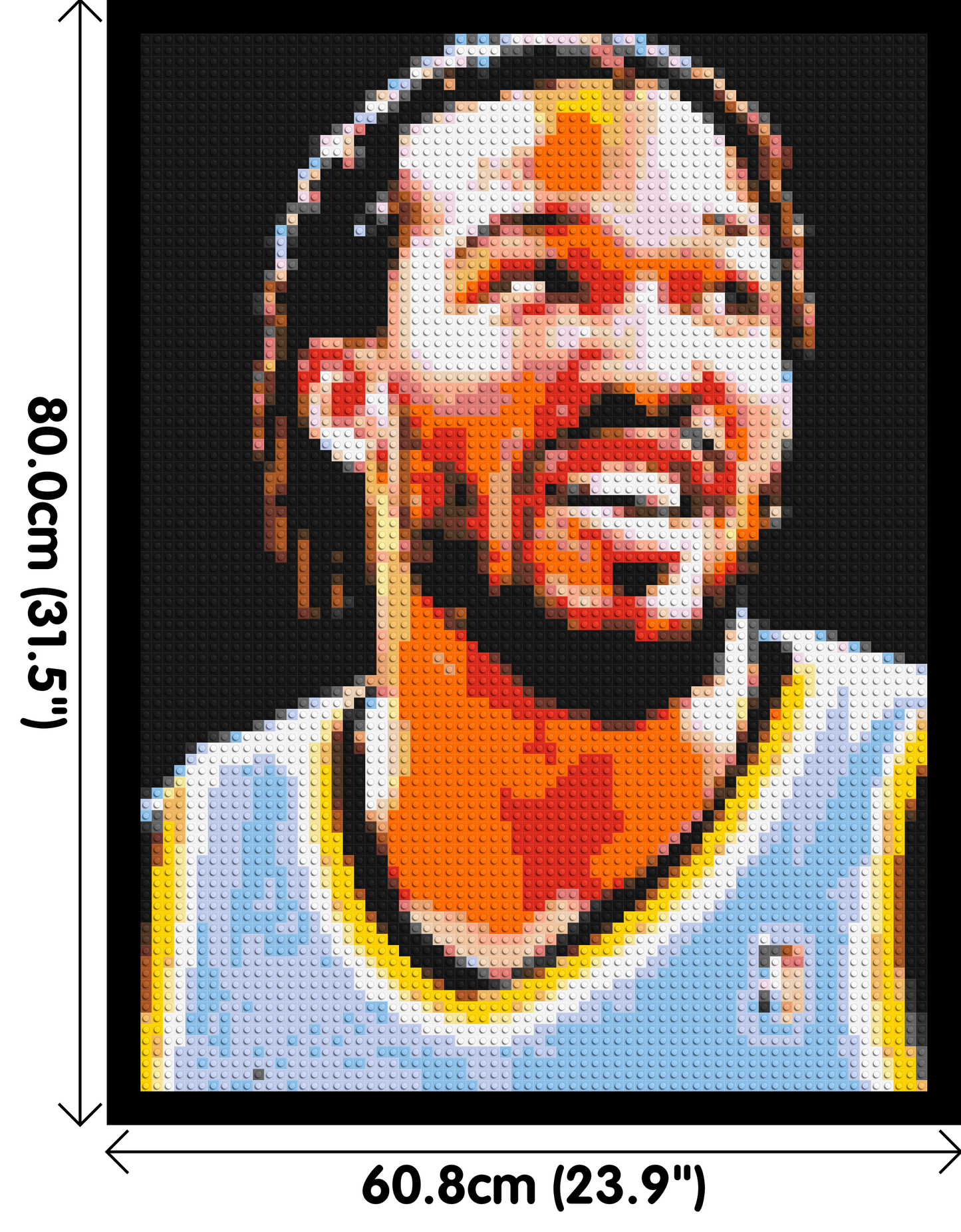 Jalen Brunson - Brick Art Mosaic Kit 3x4 large