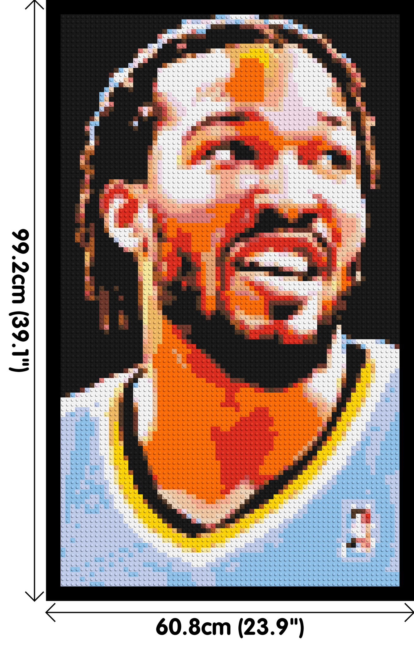 Jalen Brunson - Brick Art Mosaic Kit 3x5 large