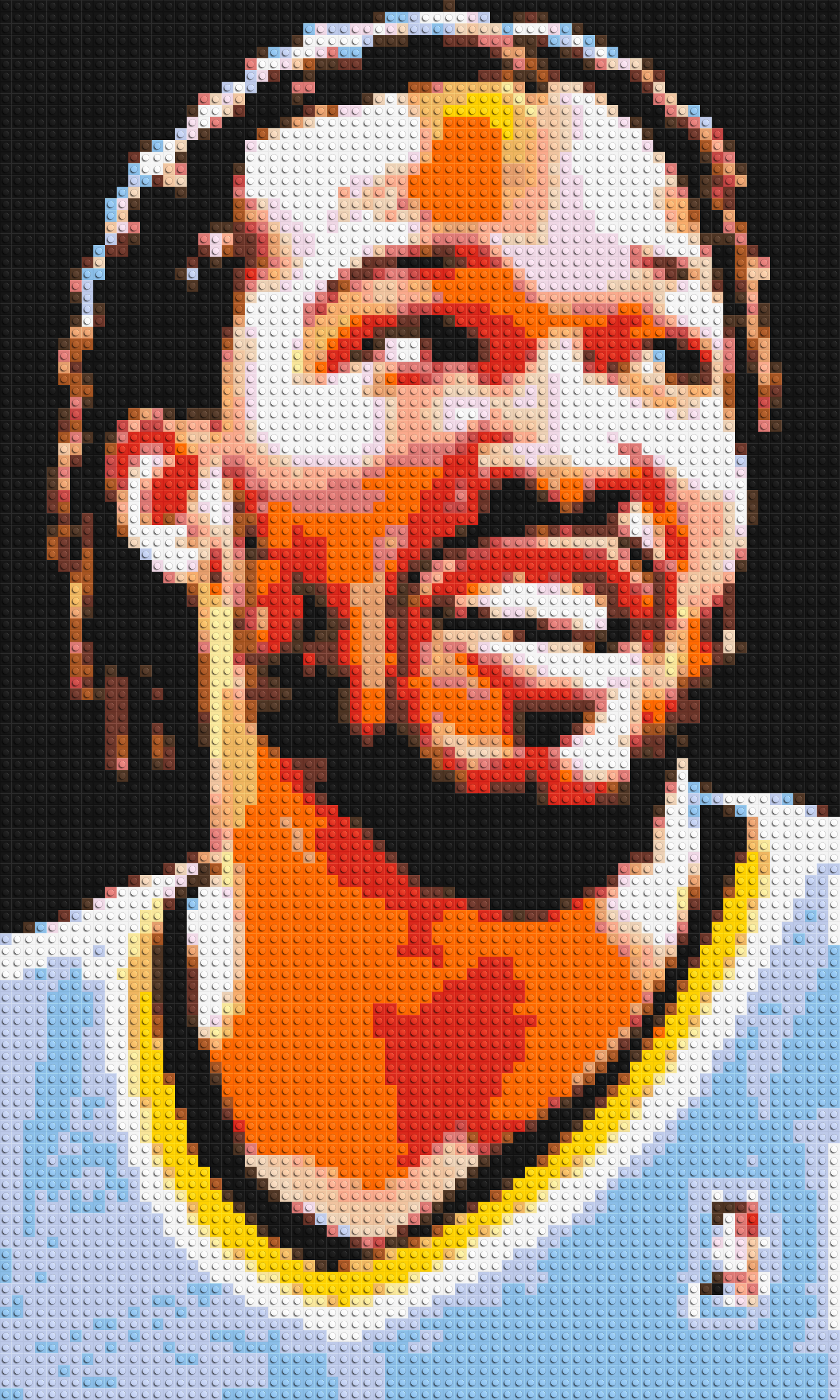 Jalen Brunson - Brick Art Mosaic Kit 3x5 large