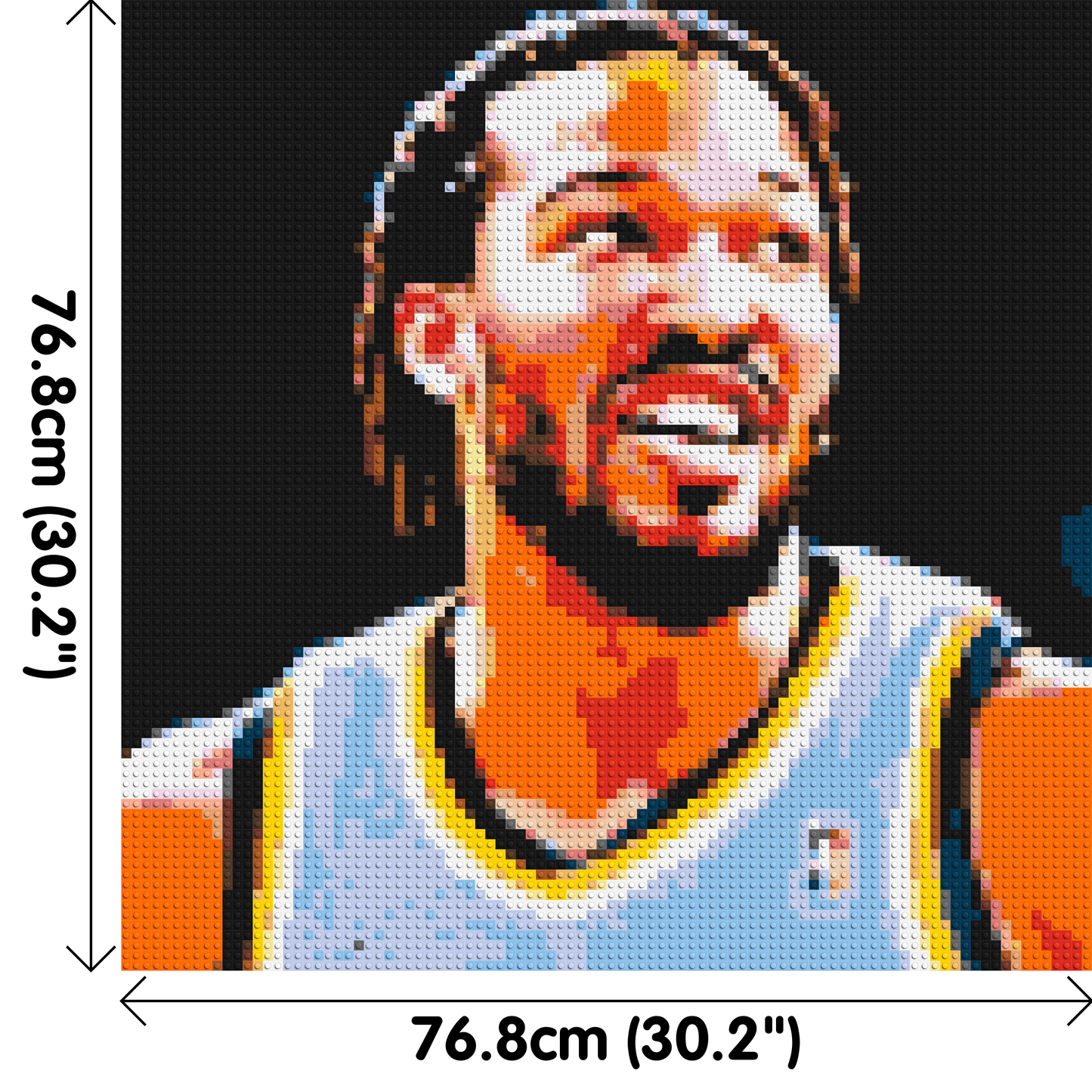 Jalen Brunson - Brick Art Mosaic Kit 4x4 large