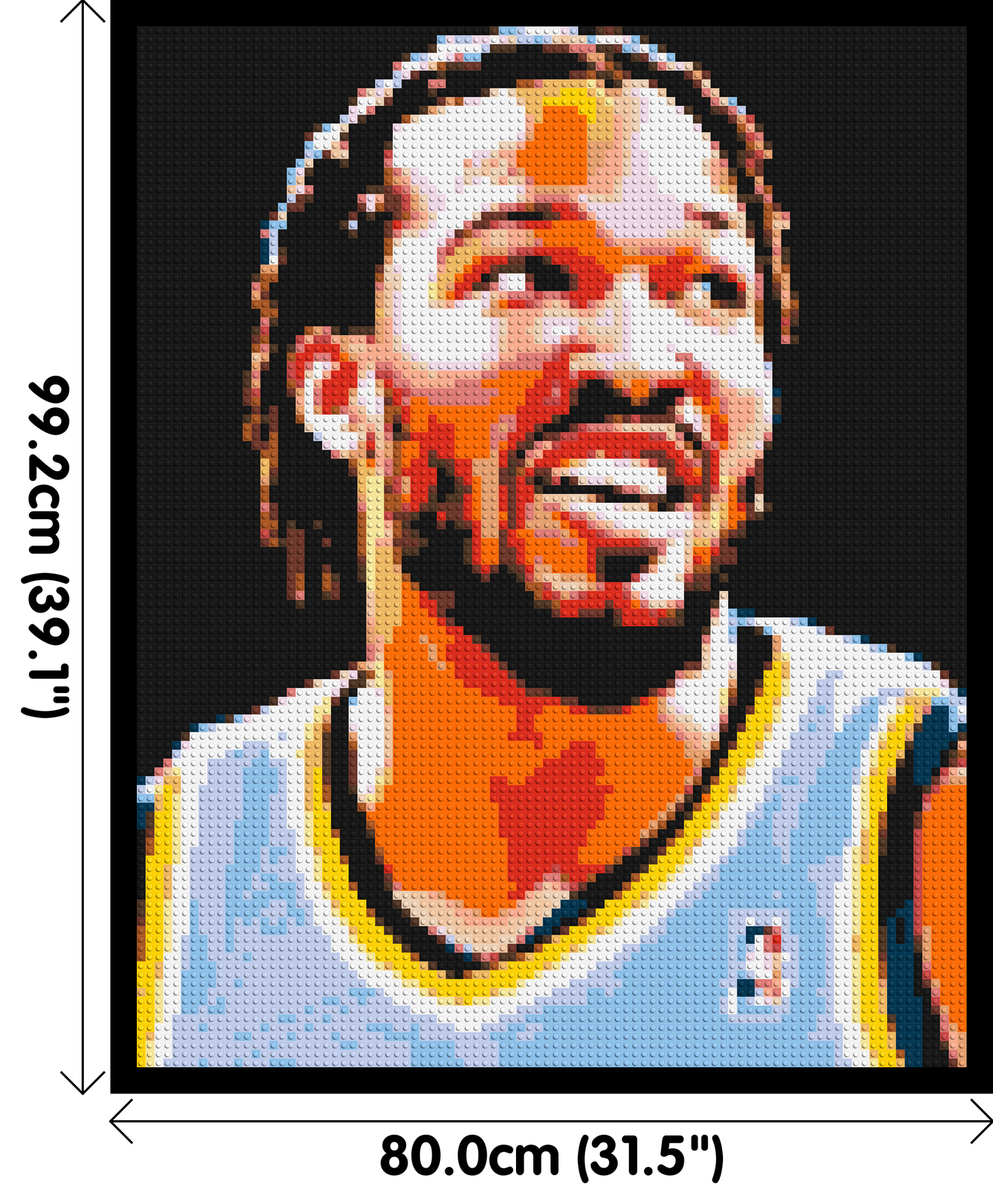 Jalen Brunson - Brick Art Mosaic Kit 4x5 large