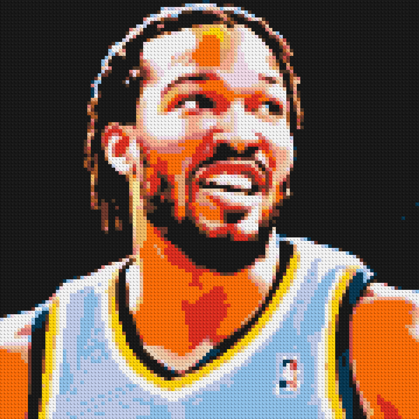 Jalen Brunson - Brick Art Mosaic Kit 5x5 large