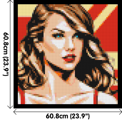 Taylor Swift - Brick Art Mosaic Kit 3x3 large