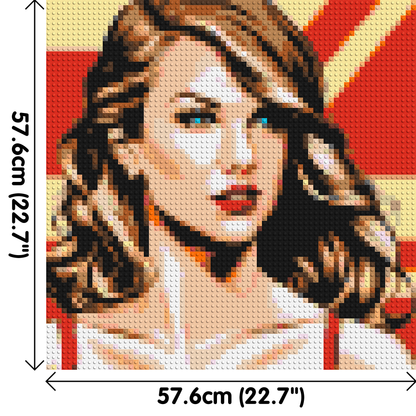 Taylor Swift - Brick Art Mosaic Kit 3x3 large