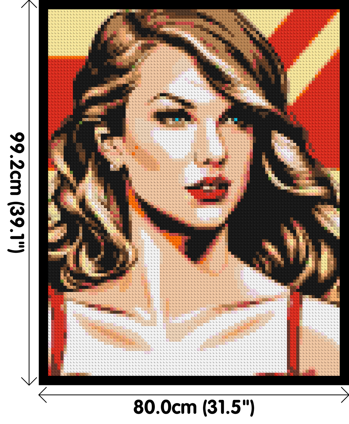 Taylor Swift - Brick Art Mosaic Kit 4x5 large