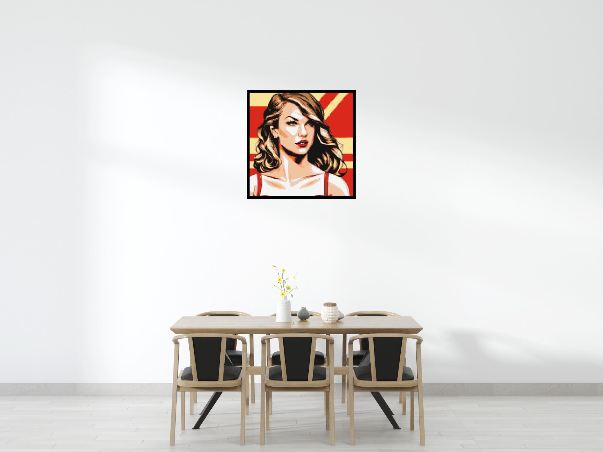 Taylor Swift - Brick Art Mosaic Kit 5x5 scene with frame