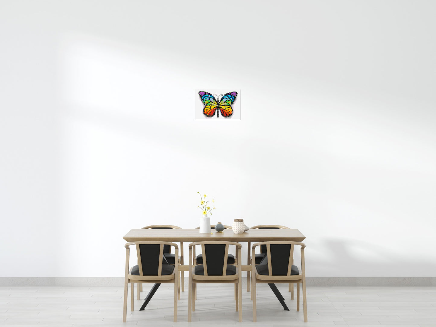 Butterfly Colourful Pop Art  - Brick Art Mosaic Kit 3x2 large