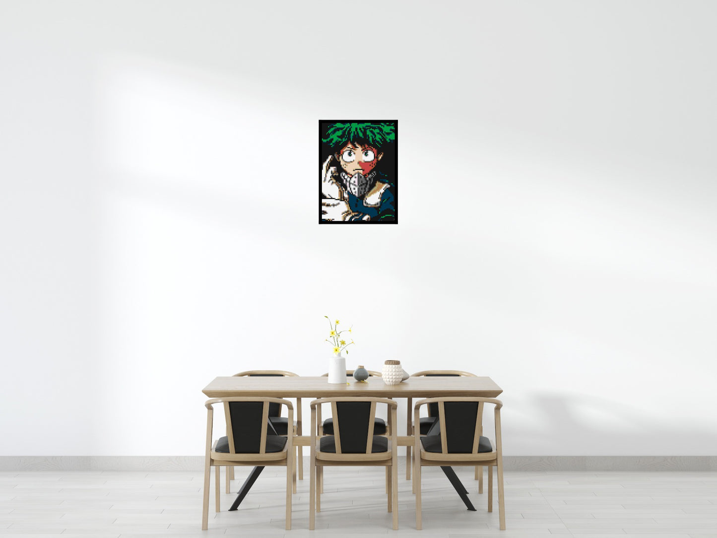 Izuku Midoriya Pixel Art - Brick Art Mosaic Kit 3x4 large