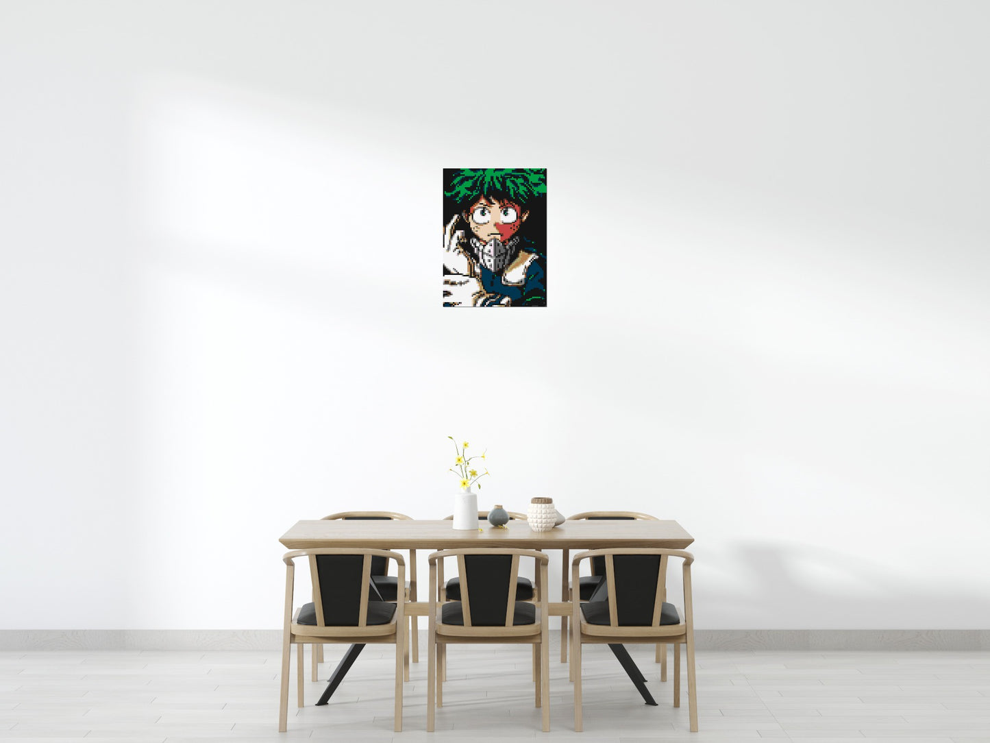 Izuku Midoriya Pixel Art - Brick Art Mosaic Kit 3x4 large