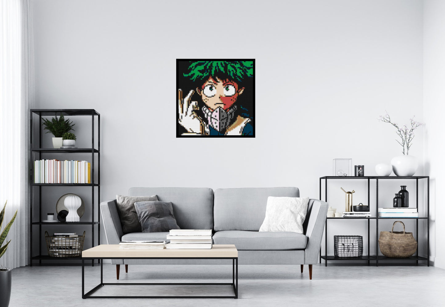 Izuku Midoriya Pixel Art - Brick Art Mosaic Kit 4x4 large