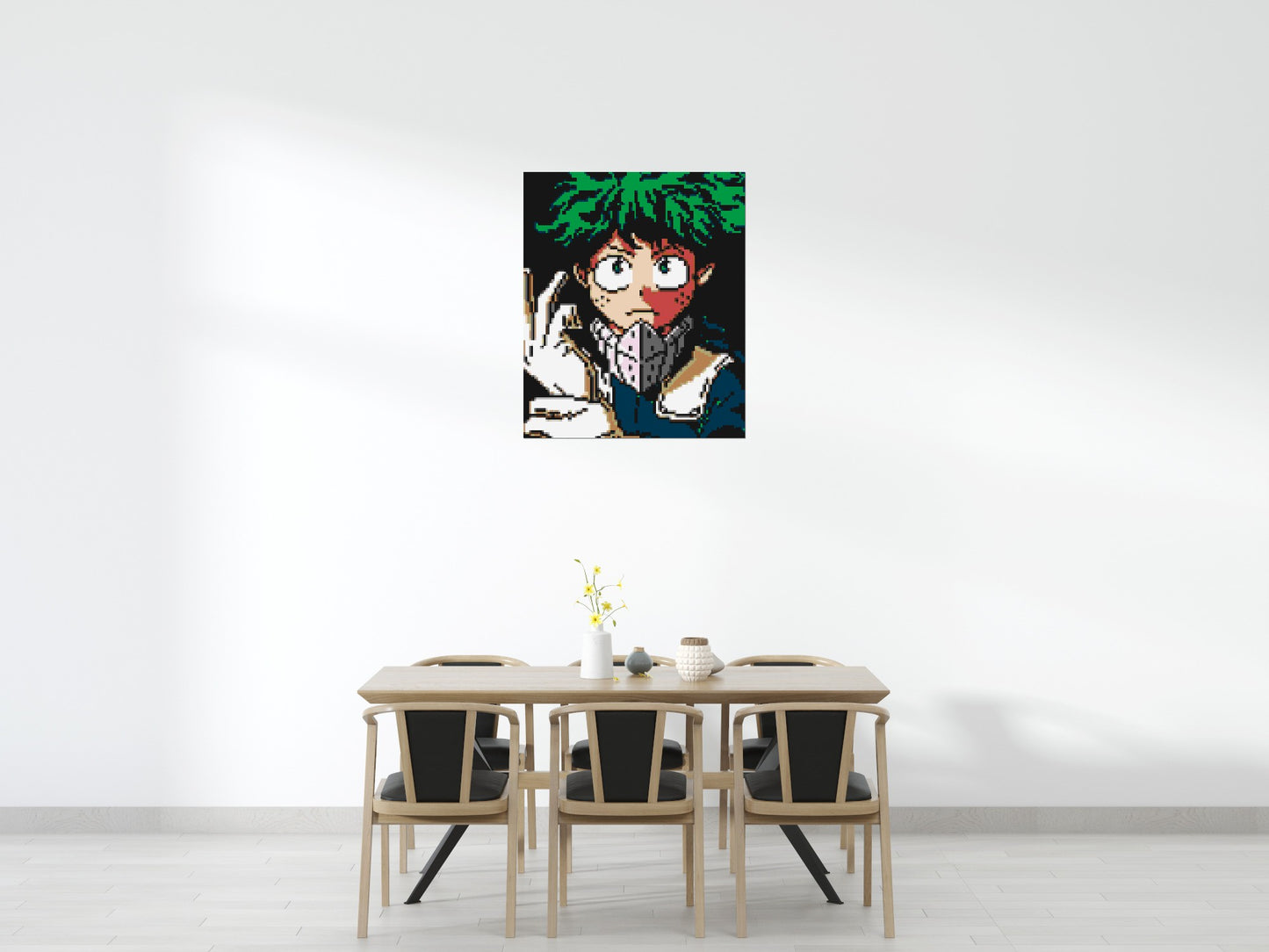 Izuku Midoriya Pixel Art - Brick Art Mosaic Kit 5x6 large