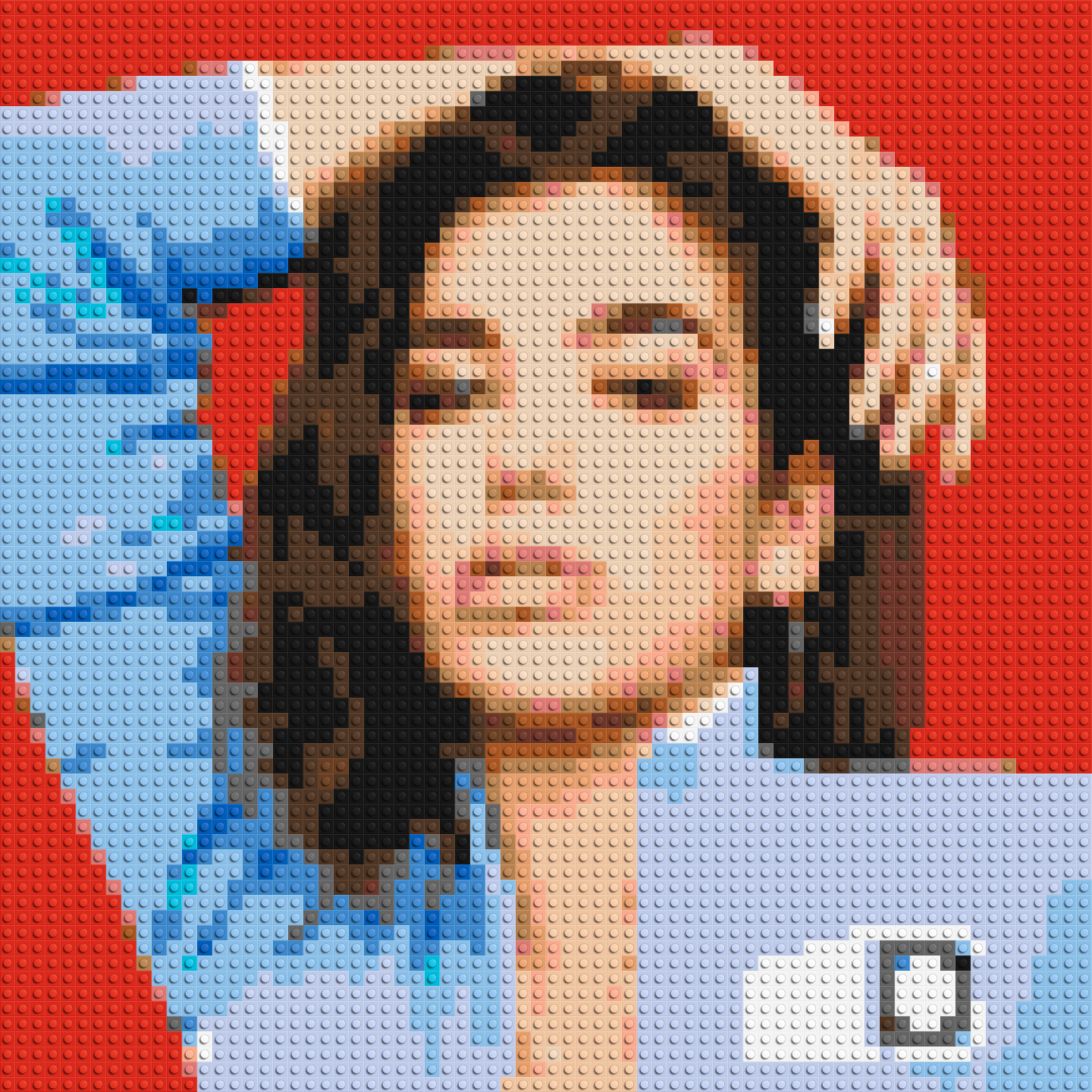 Dua Lipa - Brick Art Mosaic Kit 3x3 large