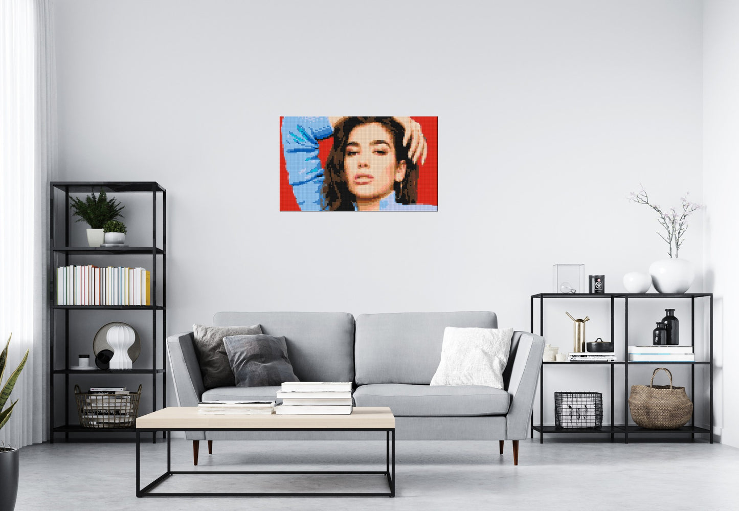 Dua Lipa - Brick Art Mosaic Kit 5x3 large