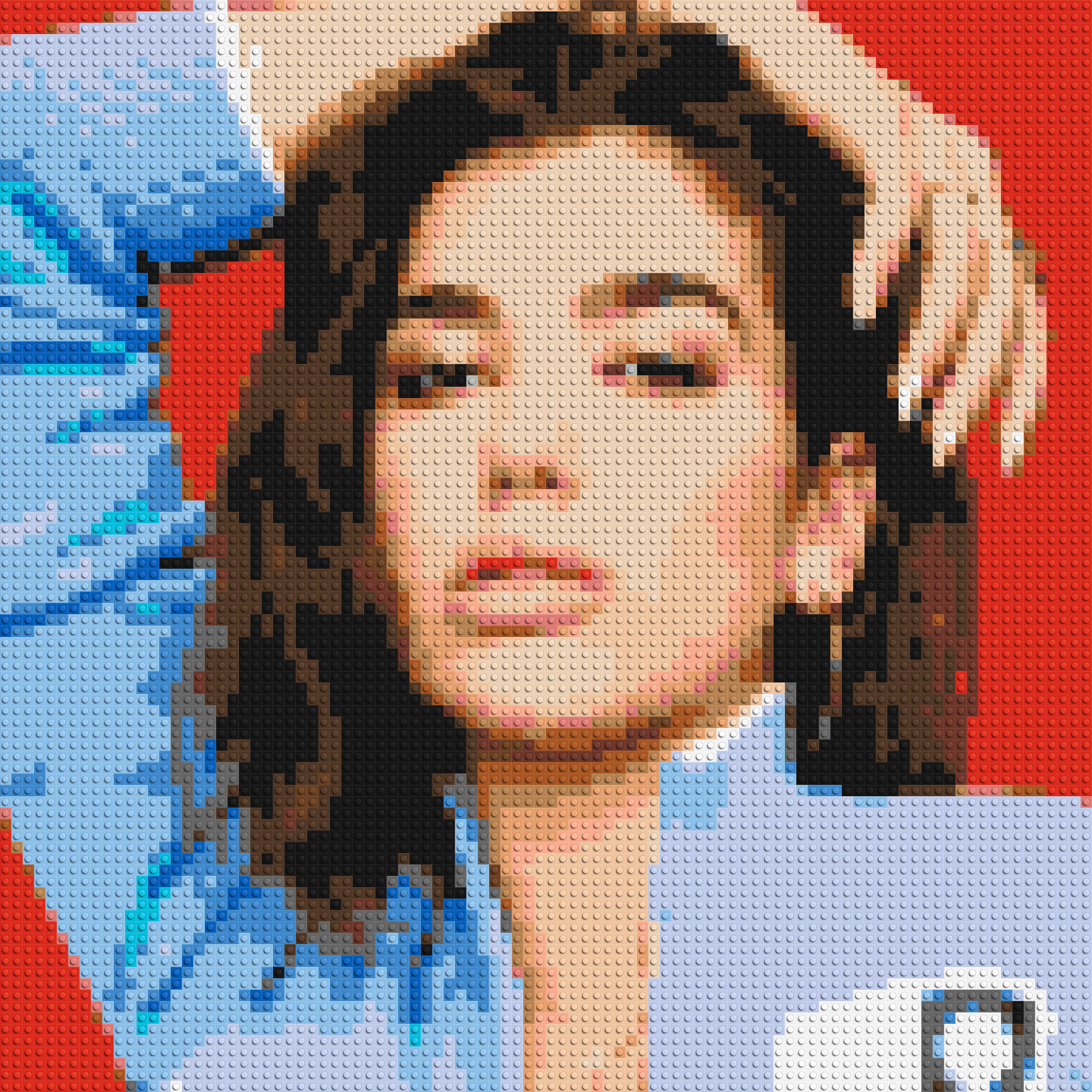 Dua Lipa - Brick Art Mosaic Kit 4x4 large