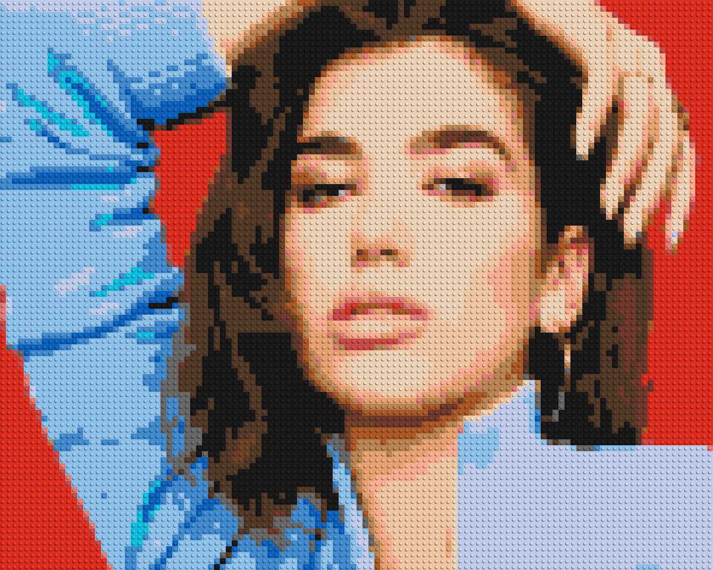 Dua Lipa - Brick Art Mosaic Kit 5x4 large