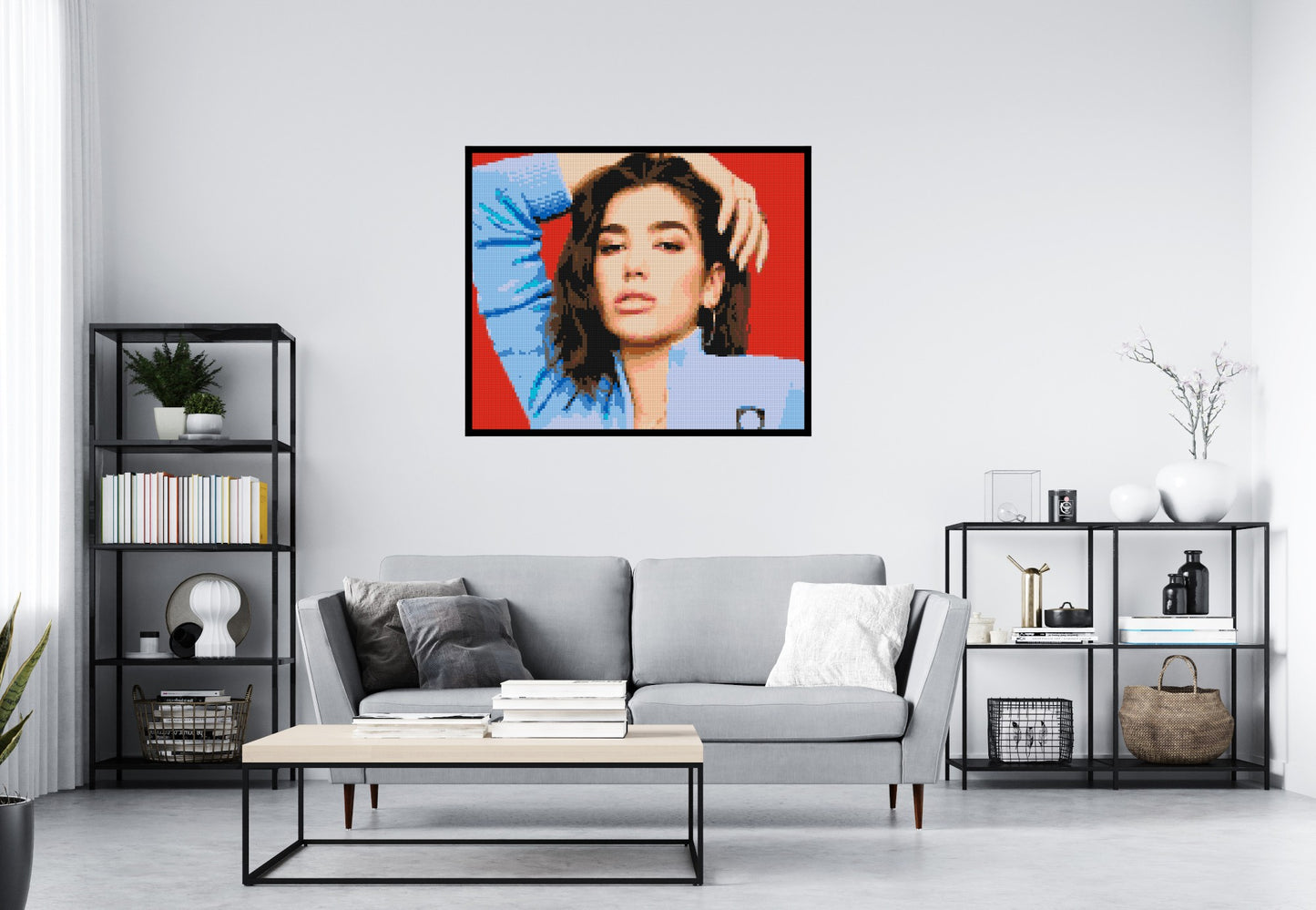 Dua Lipa - Brick Art Mosaic Kit 6x5 large