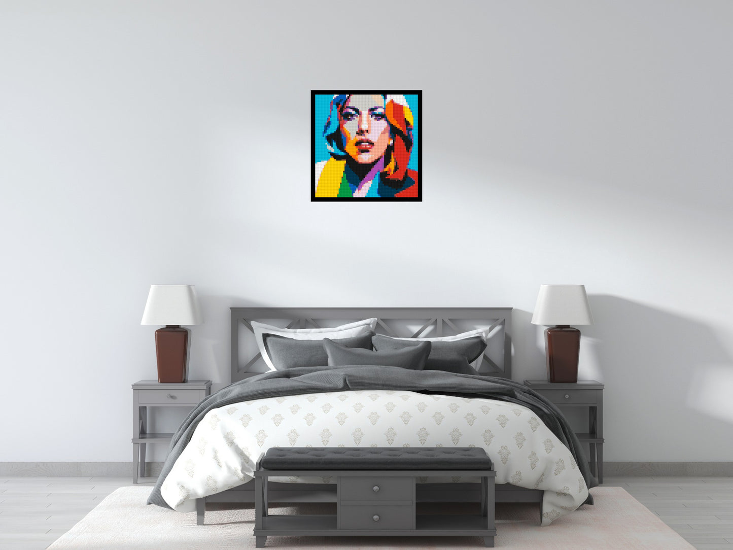 Lady Gaga - Brick Art Mosaic Kit 3x3 large