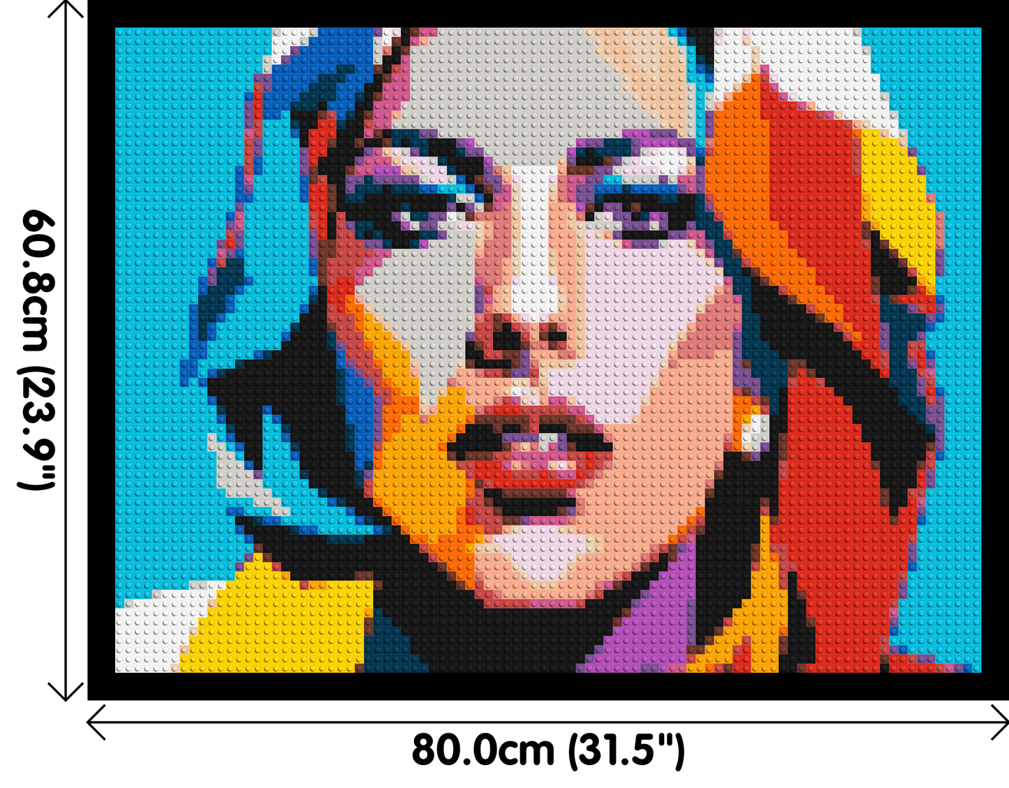 Lady Gaga - Brick Art Mosaic Kit 4x3 large