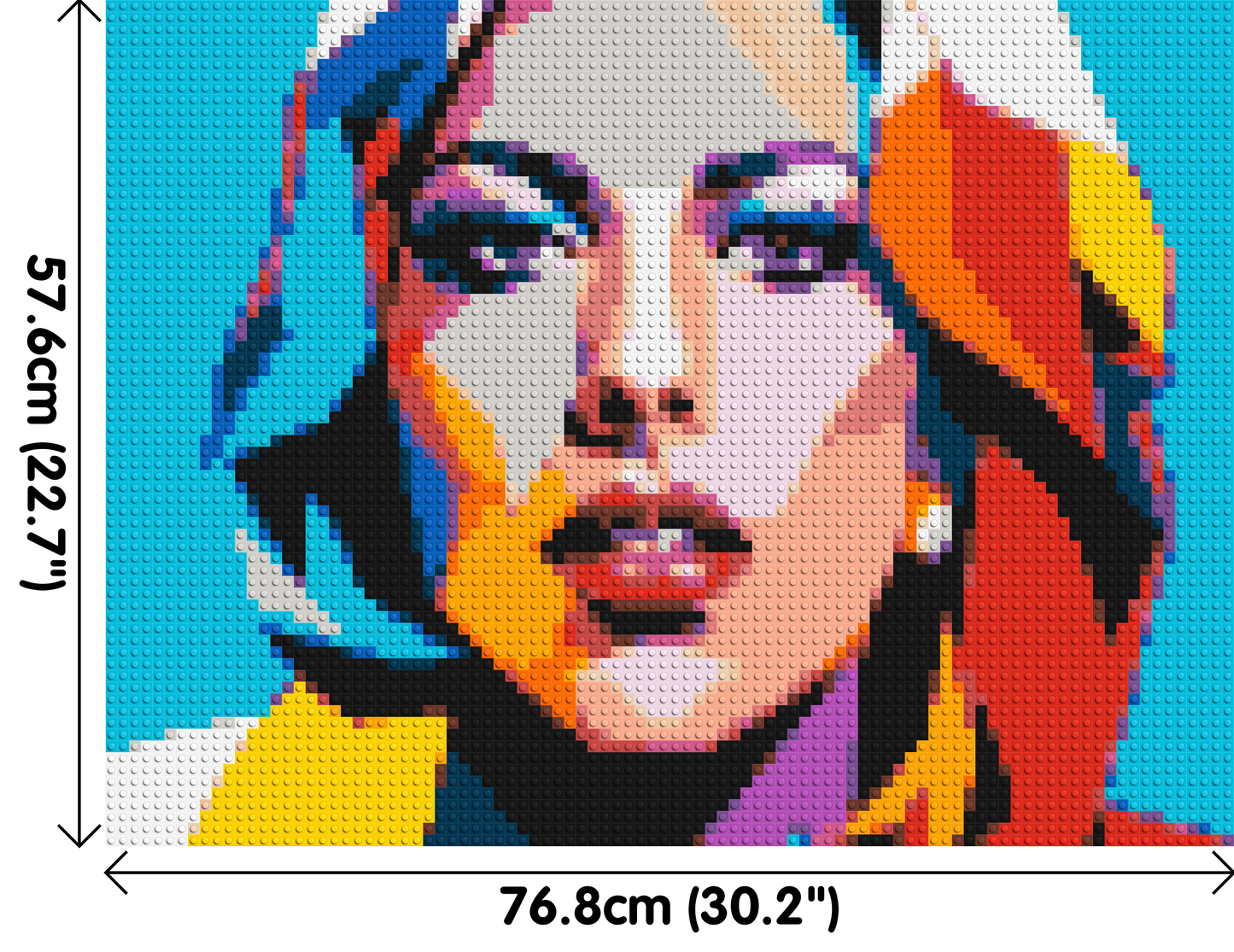 Lady Gaga - Brick Art Mosaic Kit 4x3 large