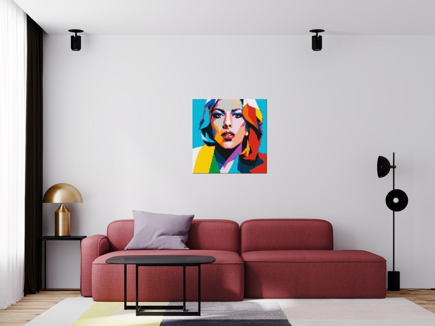 Lady Gaga - Brick Art Mosaic Kit 4x4 large