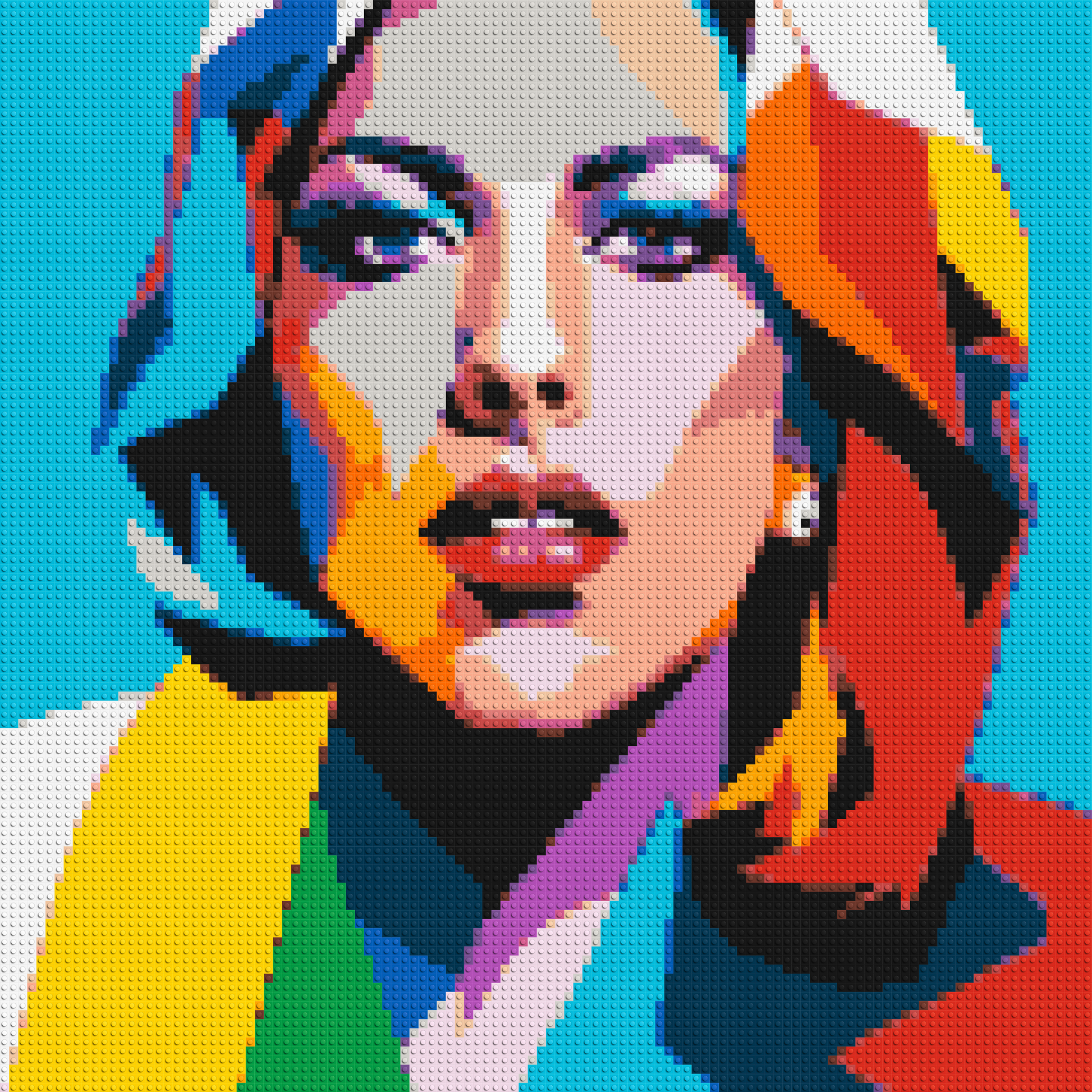 Lady Gaga - Brick Art Mosaic Kit 5x5 large