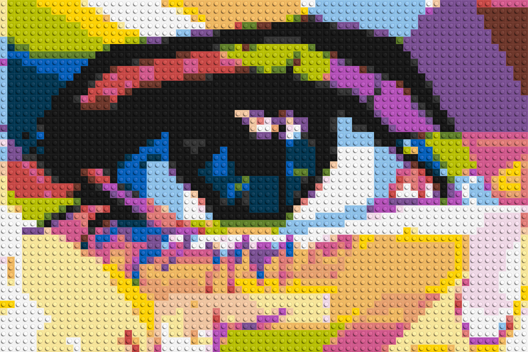 Crying Eye - Brick Art Mosaic Kit 3x2 large