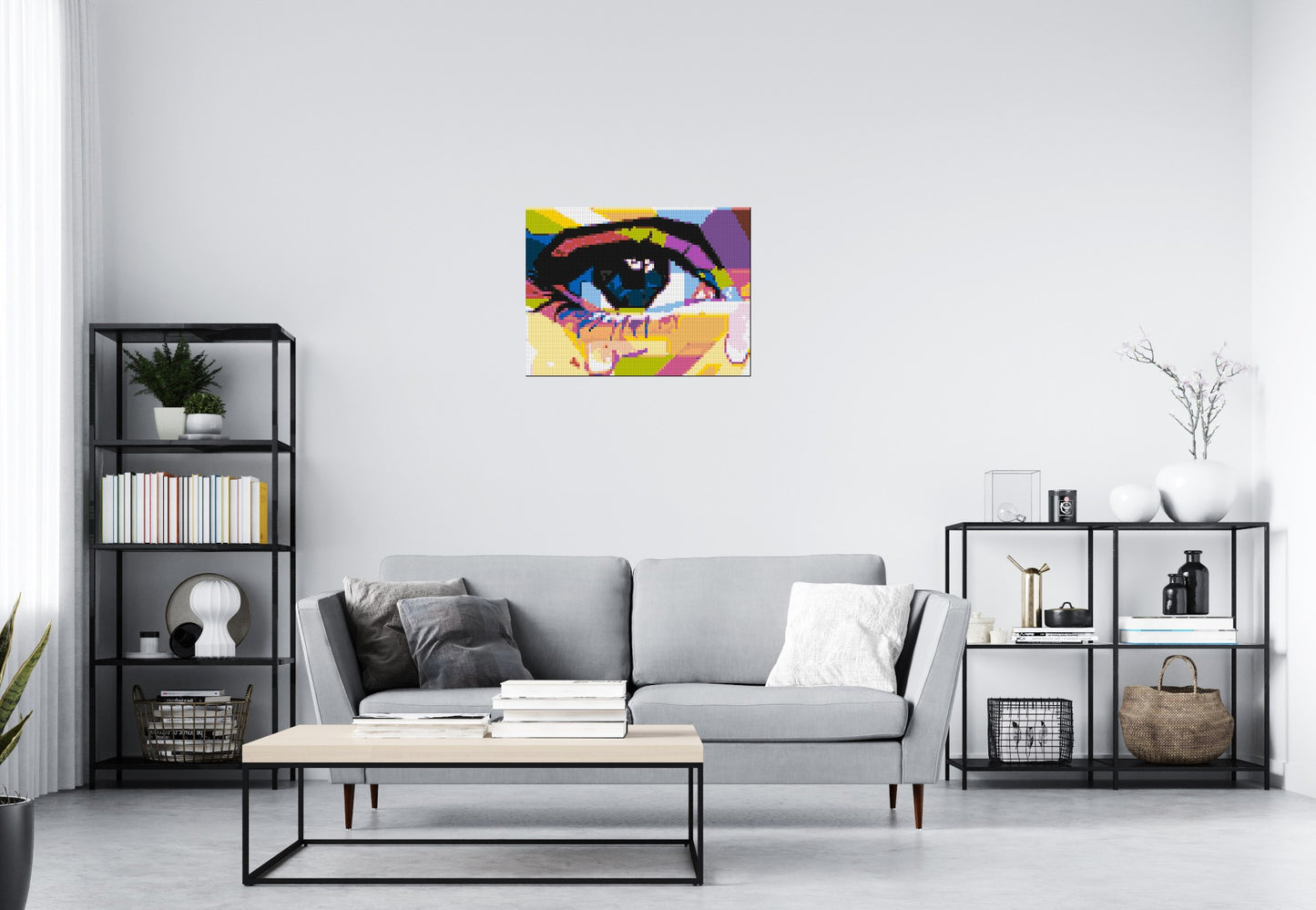 Crying Eye - Brick Art Mosaic Kit 4x3 large