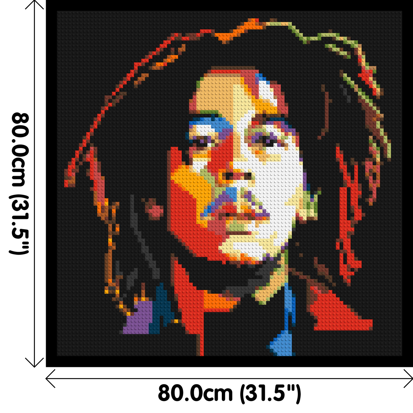 Bob Marley - Brick Art Mosaic Kit 4x4 large