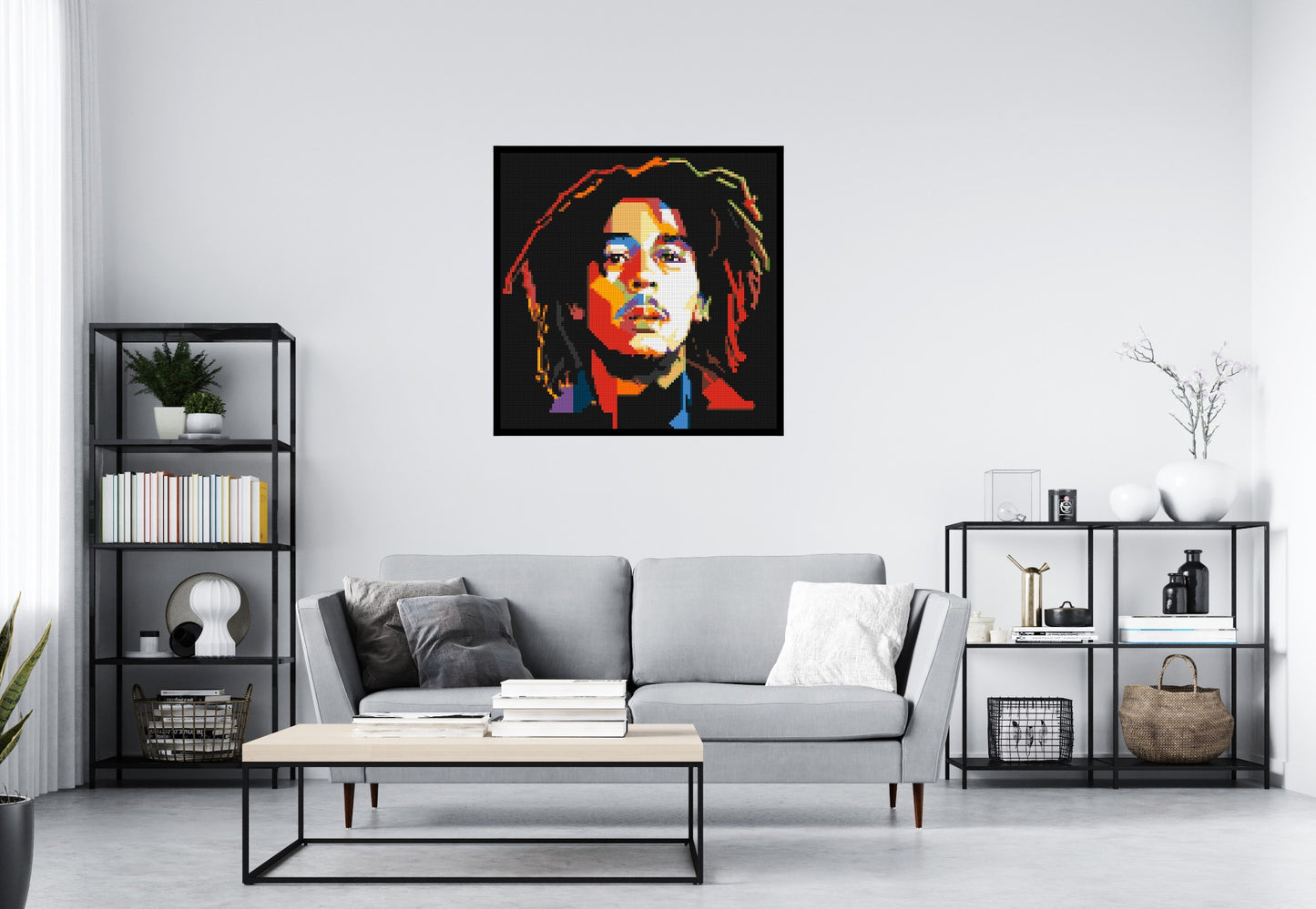 Bob Marley - Brick Art Mosaic Kit 5x5 large