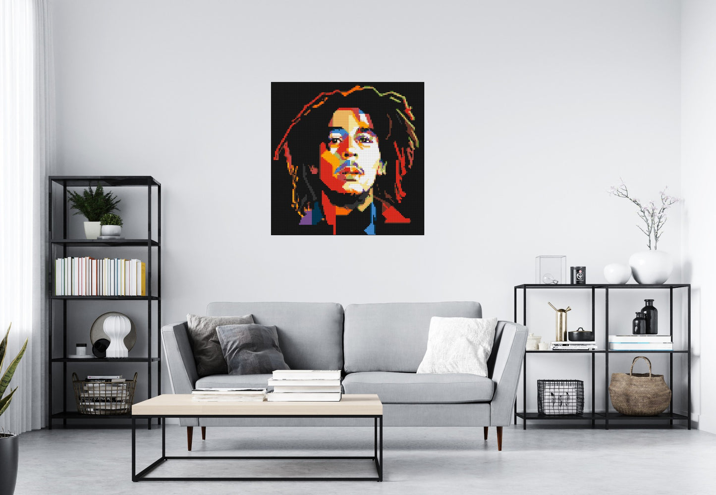 Bob Marley - Brick Art Mosaic Kit 5x5 large