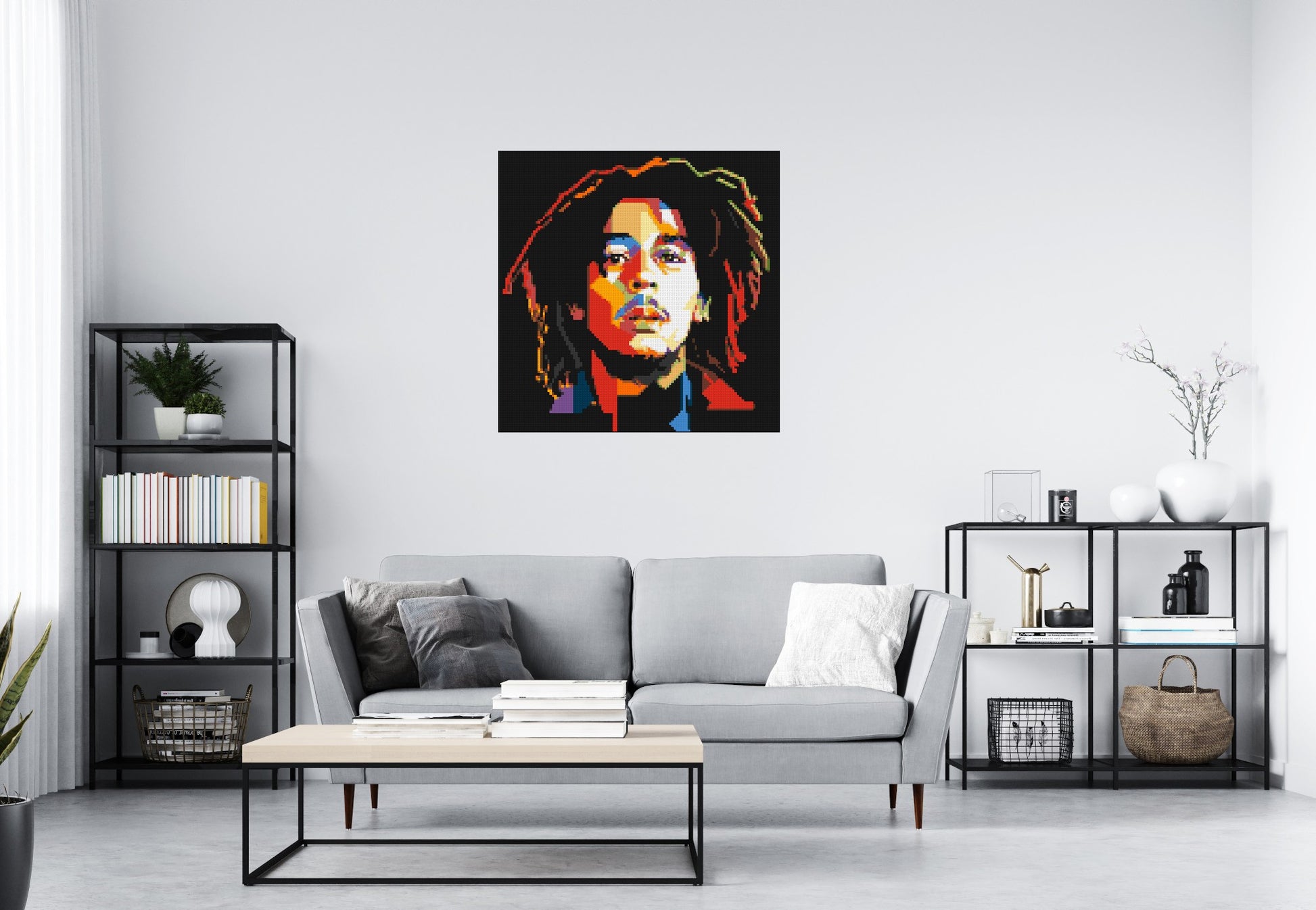 Bob Marley - Brick Art Mosaic Kit 5x5 scene