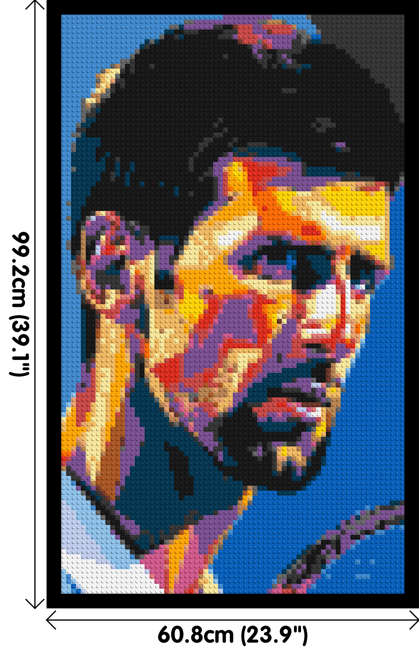 Novak Djokovic - Brick Art Mosaic Kit 3x5 large