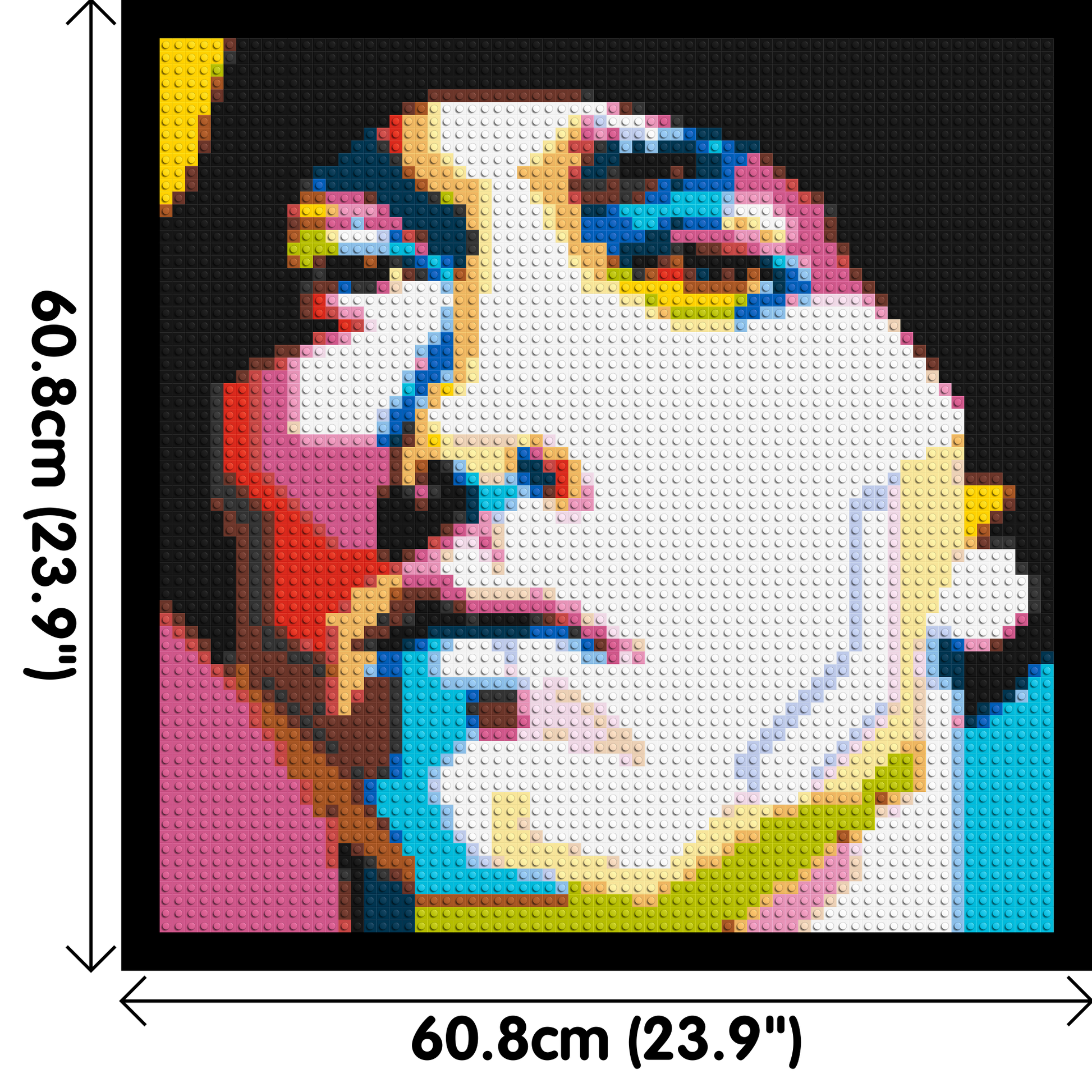 Eminem - Brick Art Mosaic Kit 3x3 dimensions with frame