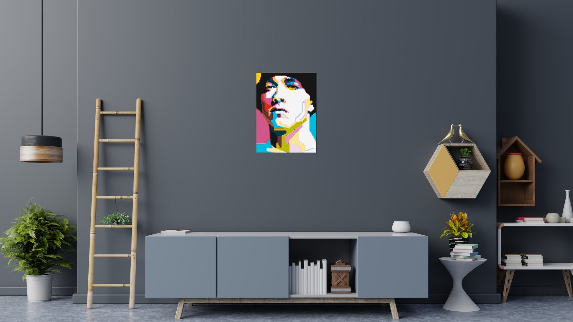 Eminem - Brick Art Mosaic Kit 3x4 scene