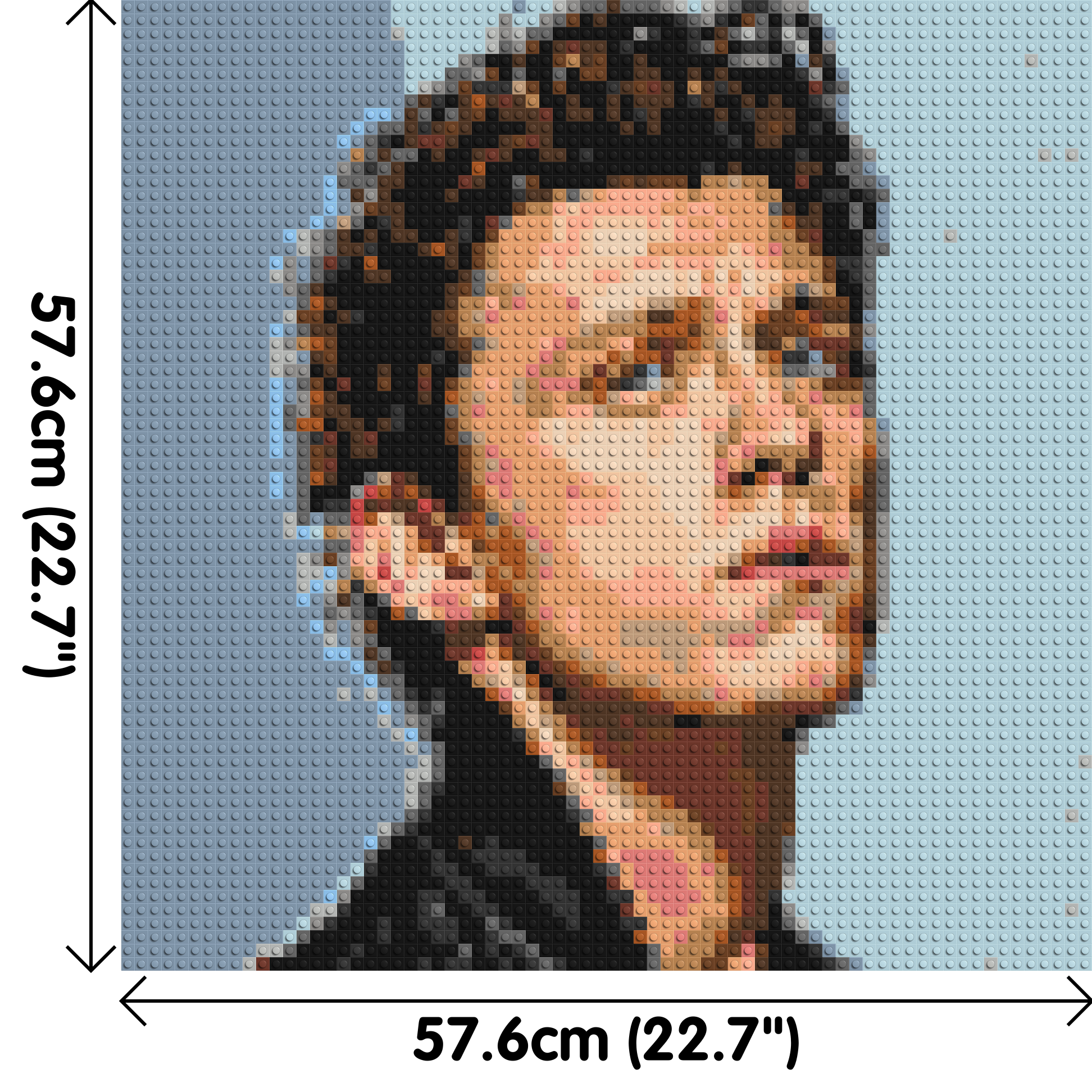 Tom Holland - Brick Art Mosaic Kit 3x3 dimensions