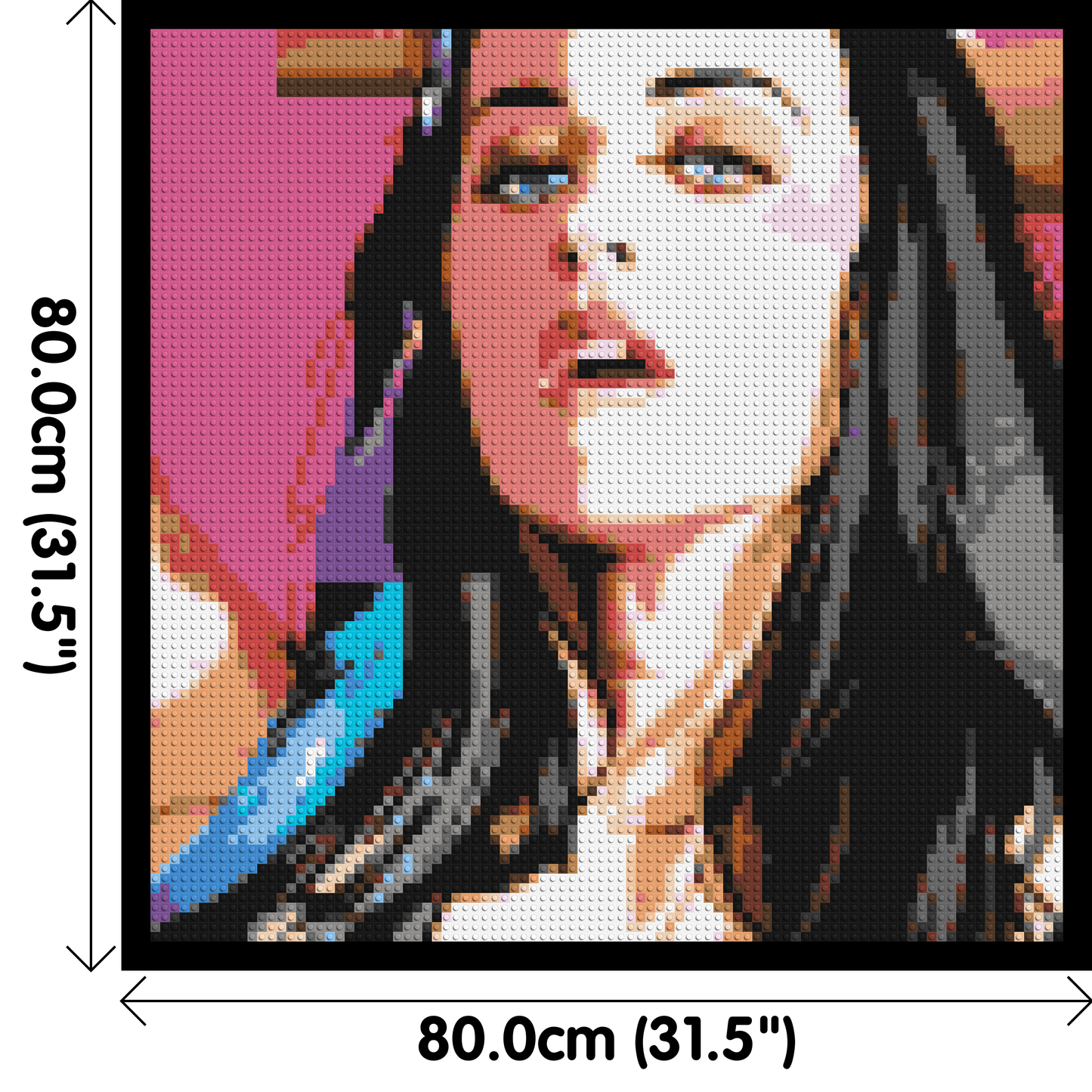 Katy Perry #2 - Brick Art Mosaic Kit 4x4 large