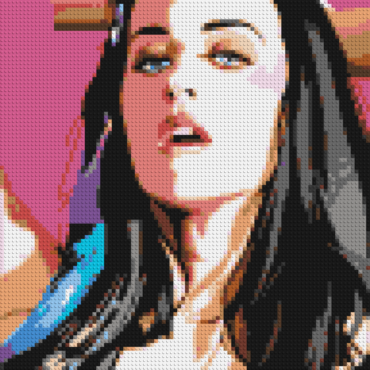 Katy Perry #2 - Brick Art Mosaic Kit 4x4 large