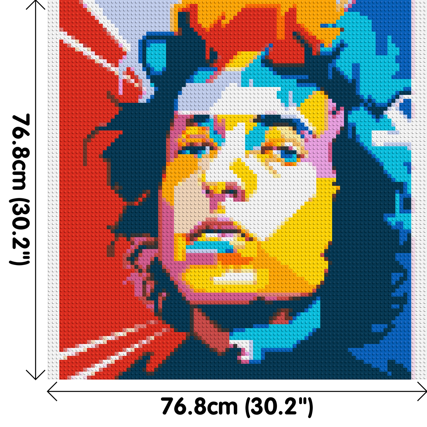 Bob Dylan - Brick Art Mosaic Kit 4x4 large