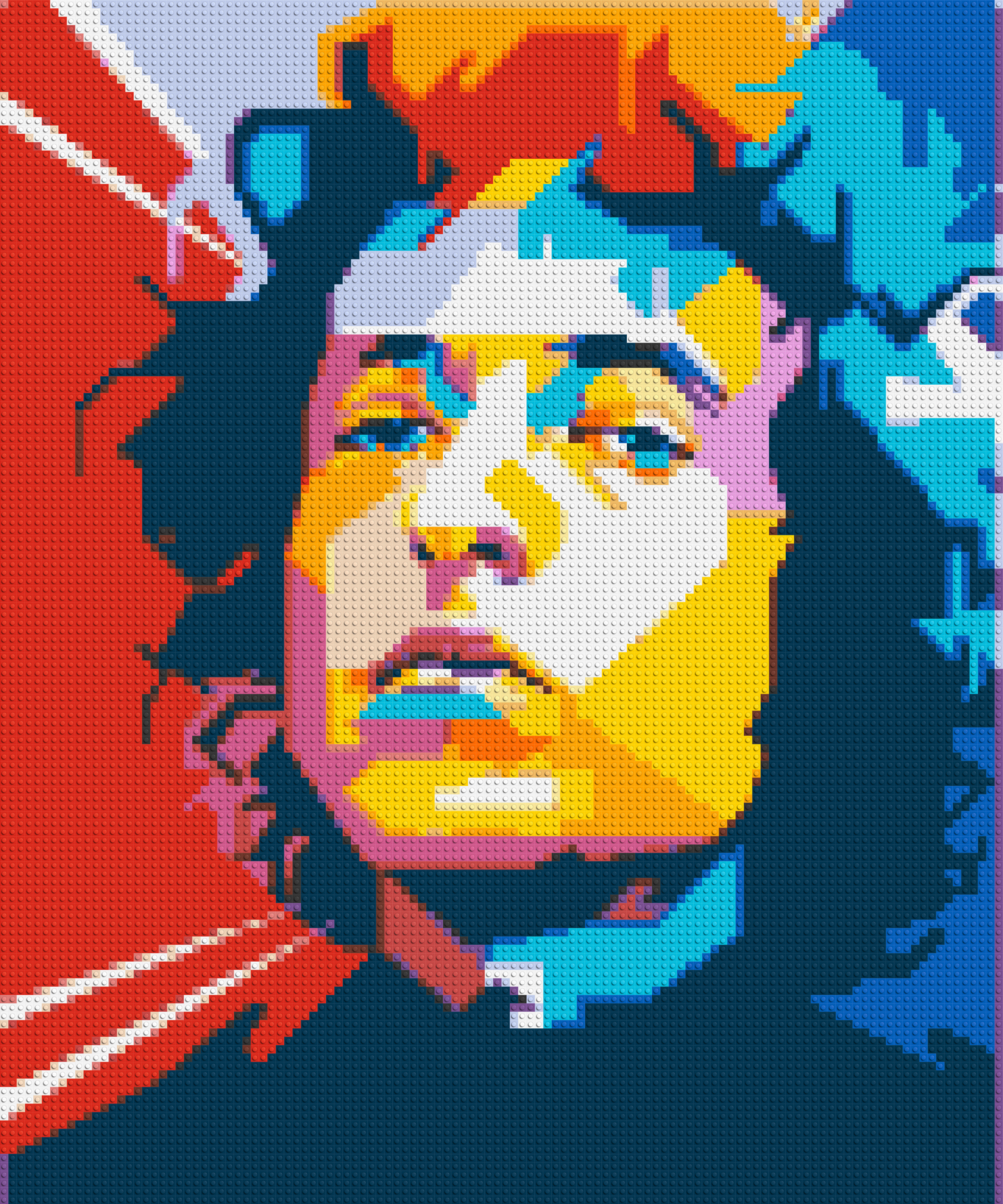 Bob Dylan - Brick Art Mosaic Kit 5x6 large