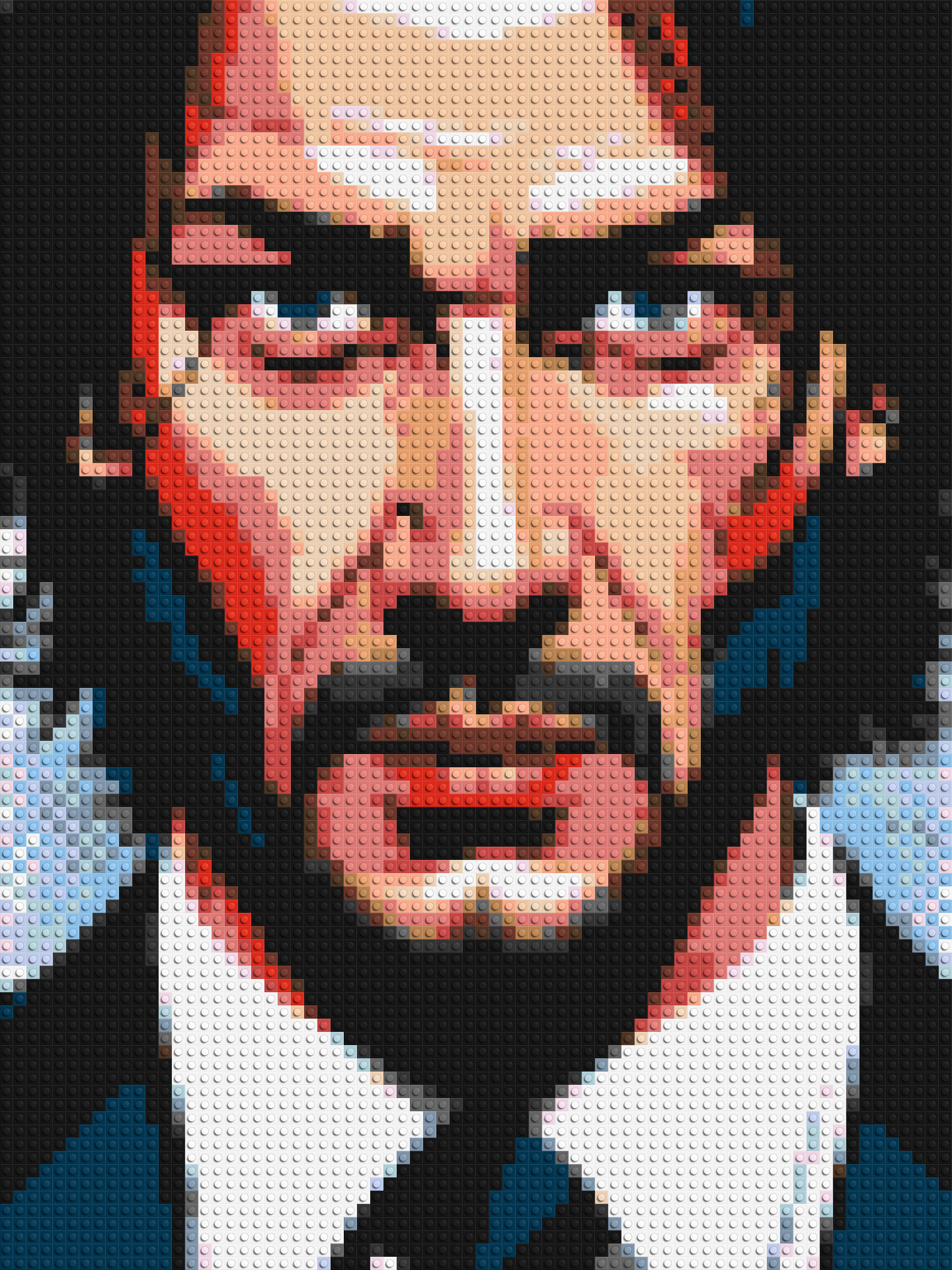 Keanu Reeves as John Wick - Brick Art Mosaic Kit 3x4 large