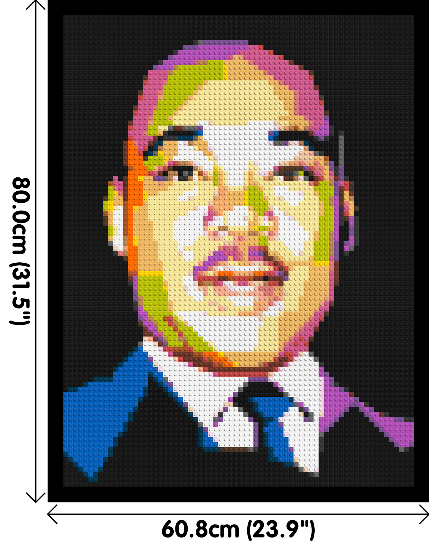 Martin Luther King Jr. - Brick Art Mosaic Kit 3x4 large