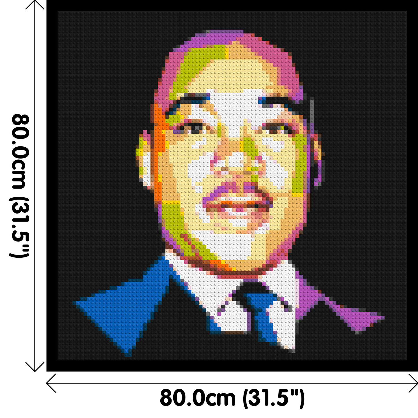 Martin Luther King Jr. - Brick Art Mosaic Kit 4x4 large